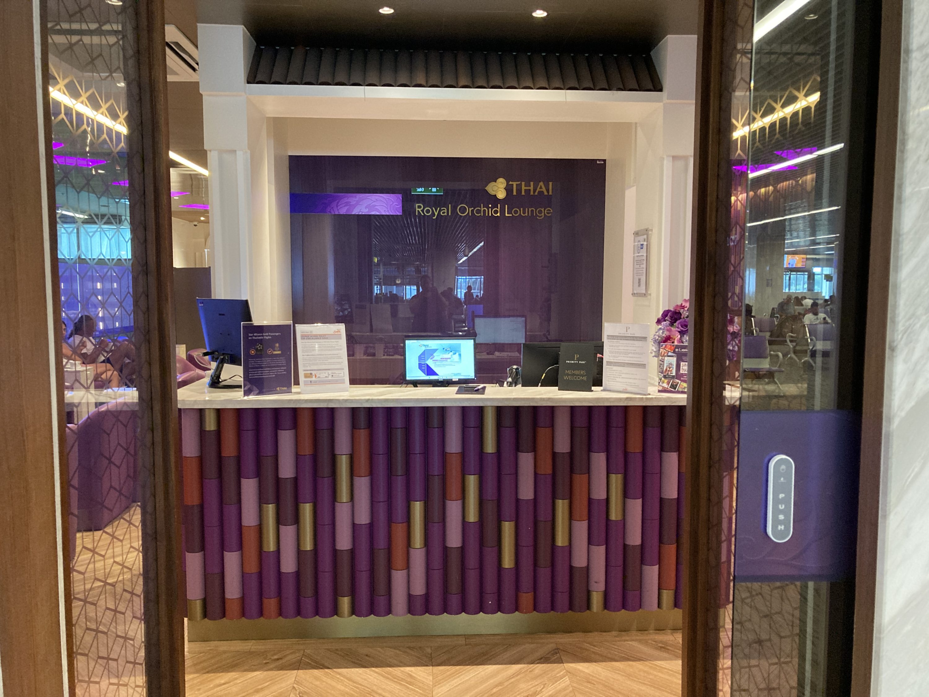 Royal Orchid Lounge HKT Domestic entry