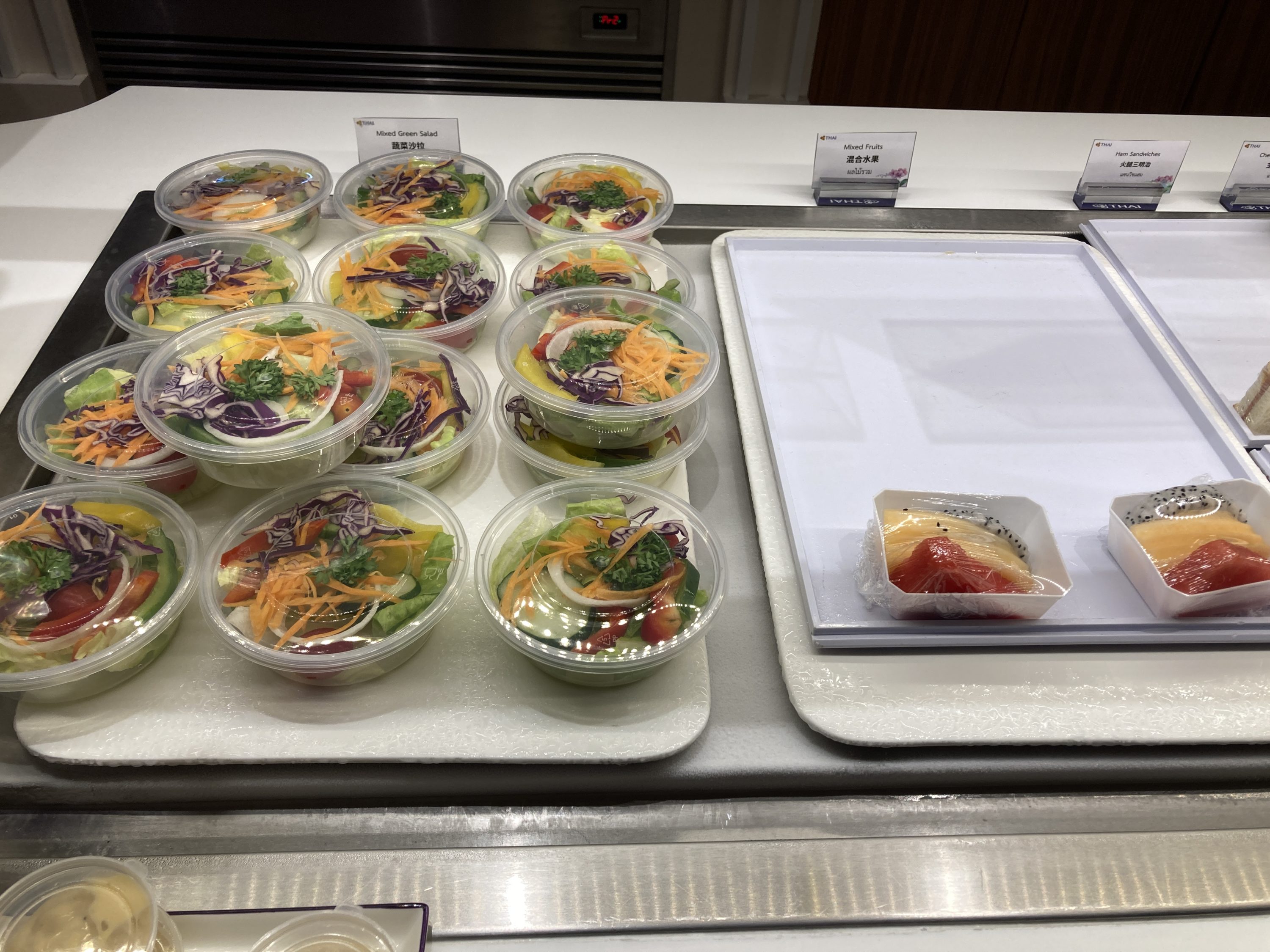 Royal Orchid Lounge HKT Domestic salads