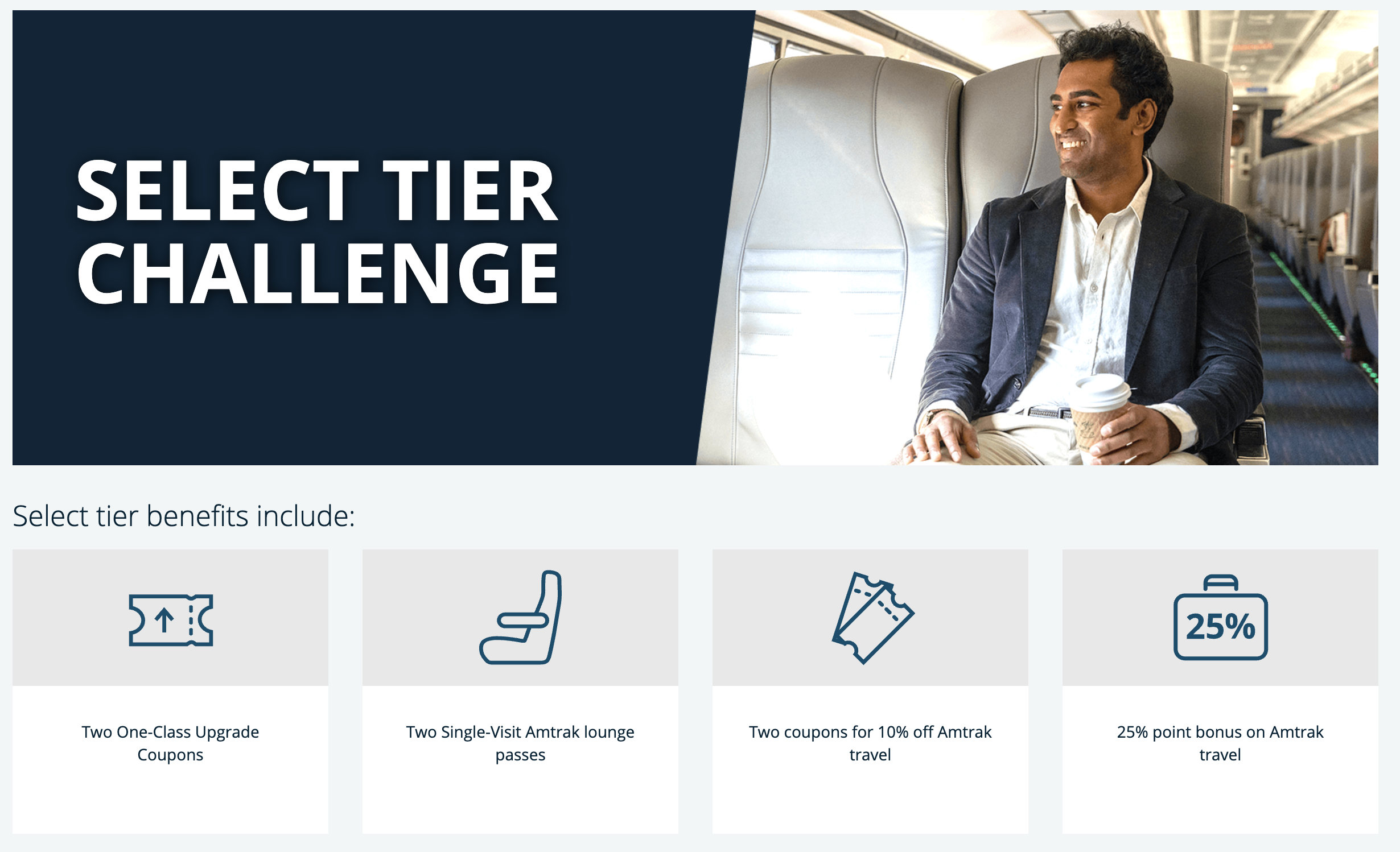 Amtrak Select Tier Challenge Amtrak Select Tier Challenge