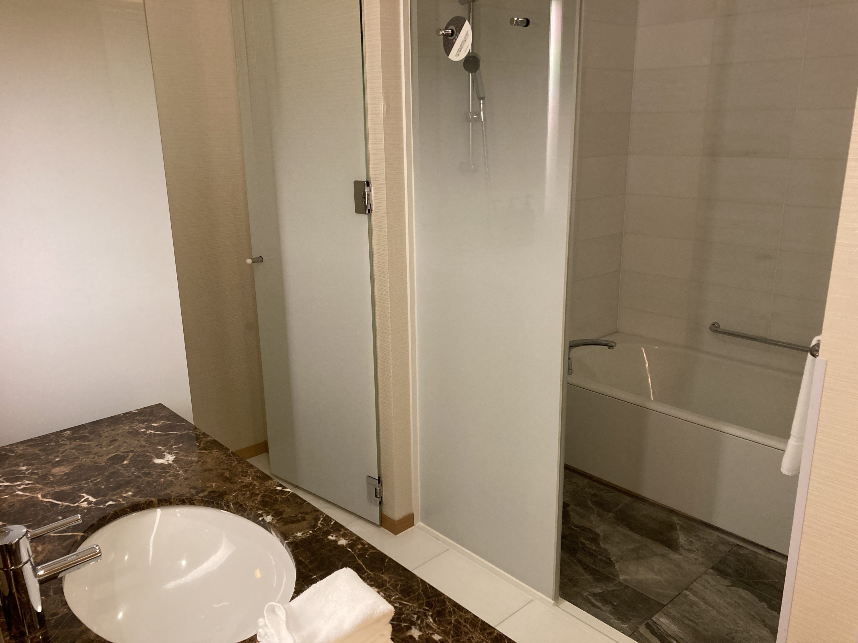 Sheraton Grand Hiroshima Bathroom Looking Into Shower Sheraton Grand Hiroshima Bathroom Looking Into Shower
