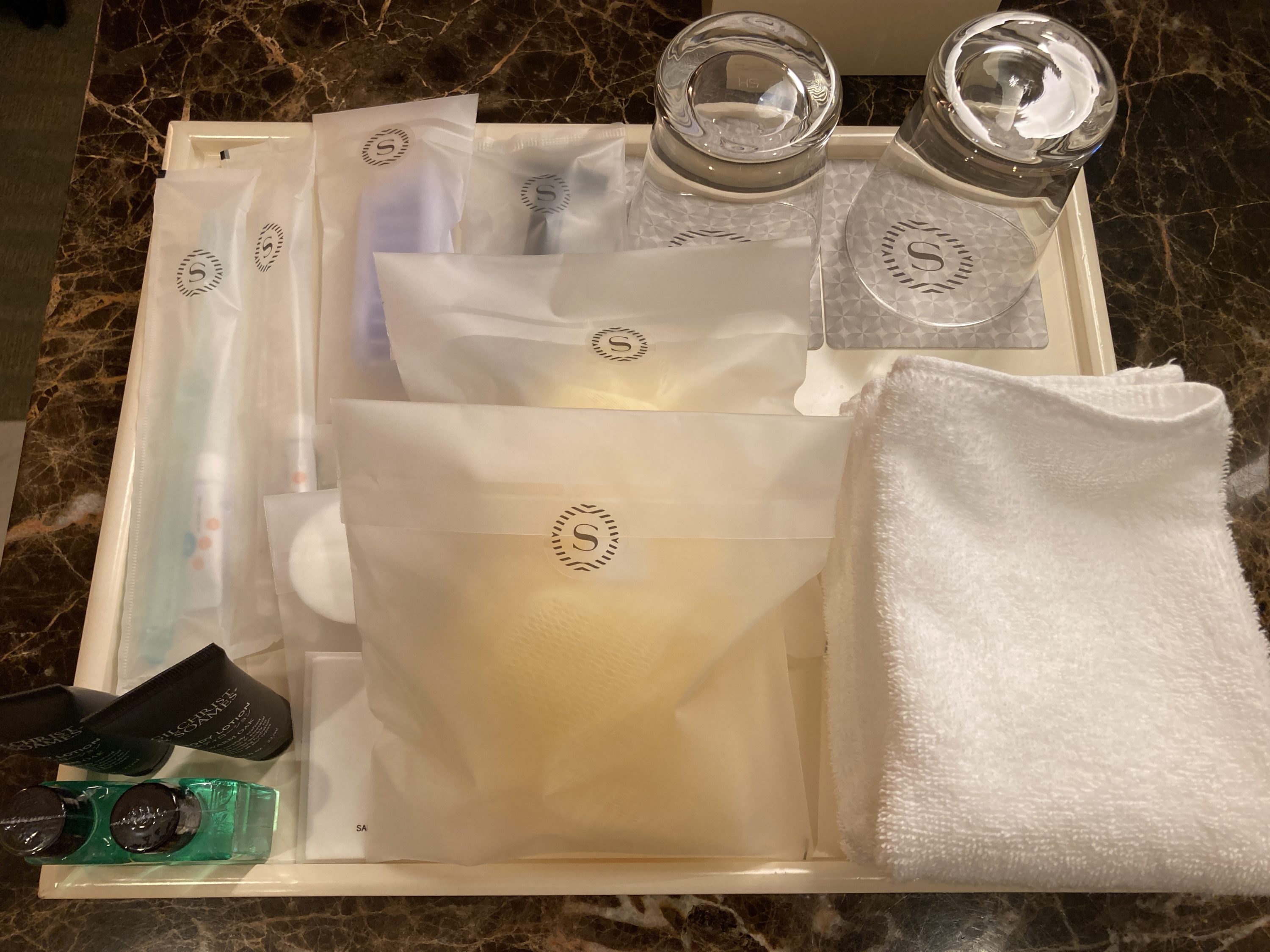 Sheraton Grand Hiroshima Bathroom Toiletries Packets Sheraton Grand Hiroshima Bathroom Toiletries Packets