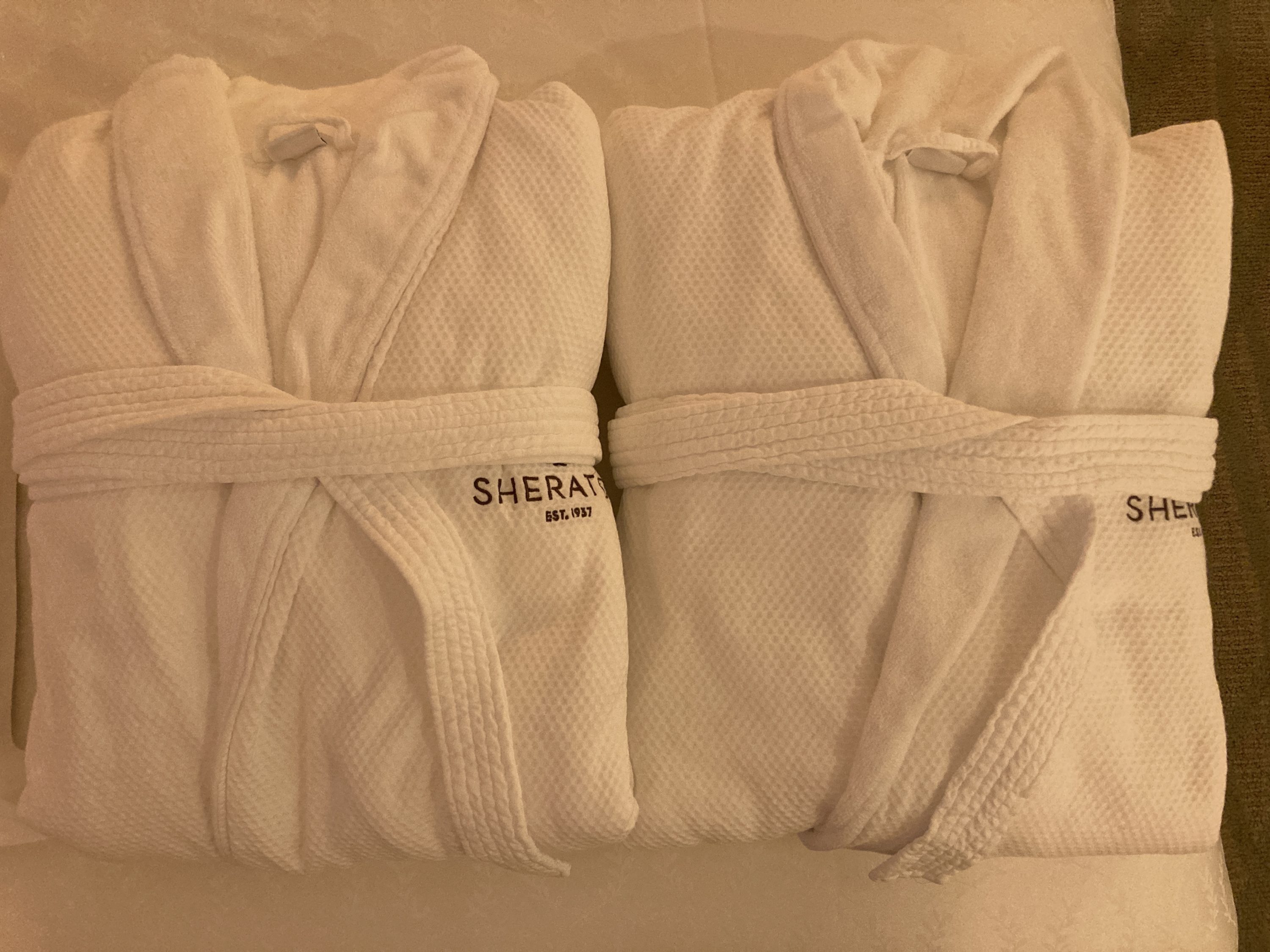 Sheraton Grand Hiroshima Bedroom Bath Robes Sheraton Grand Hiroshima Bedroom Bath Robes