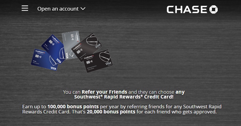 Southwest Card Referral