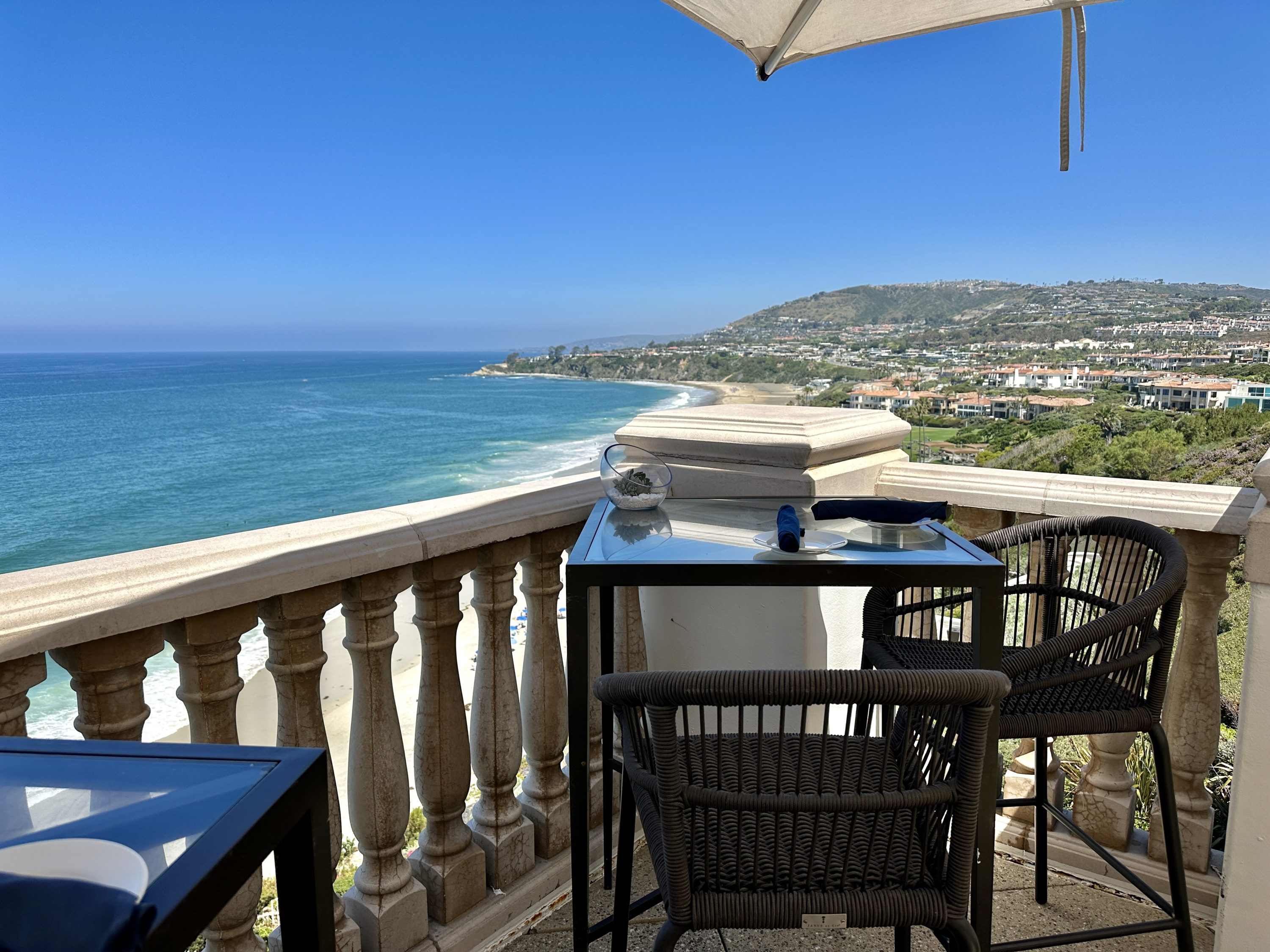 The Ritz Carlton Laguna Niguel 180blu Terrace Corner View The Ritz Carlton Laguna Niguel 180blu Terrace Corner View