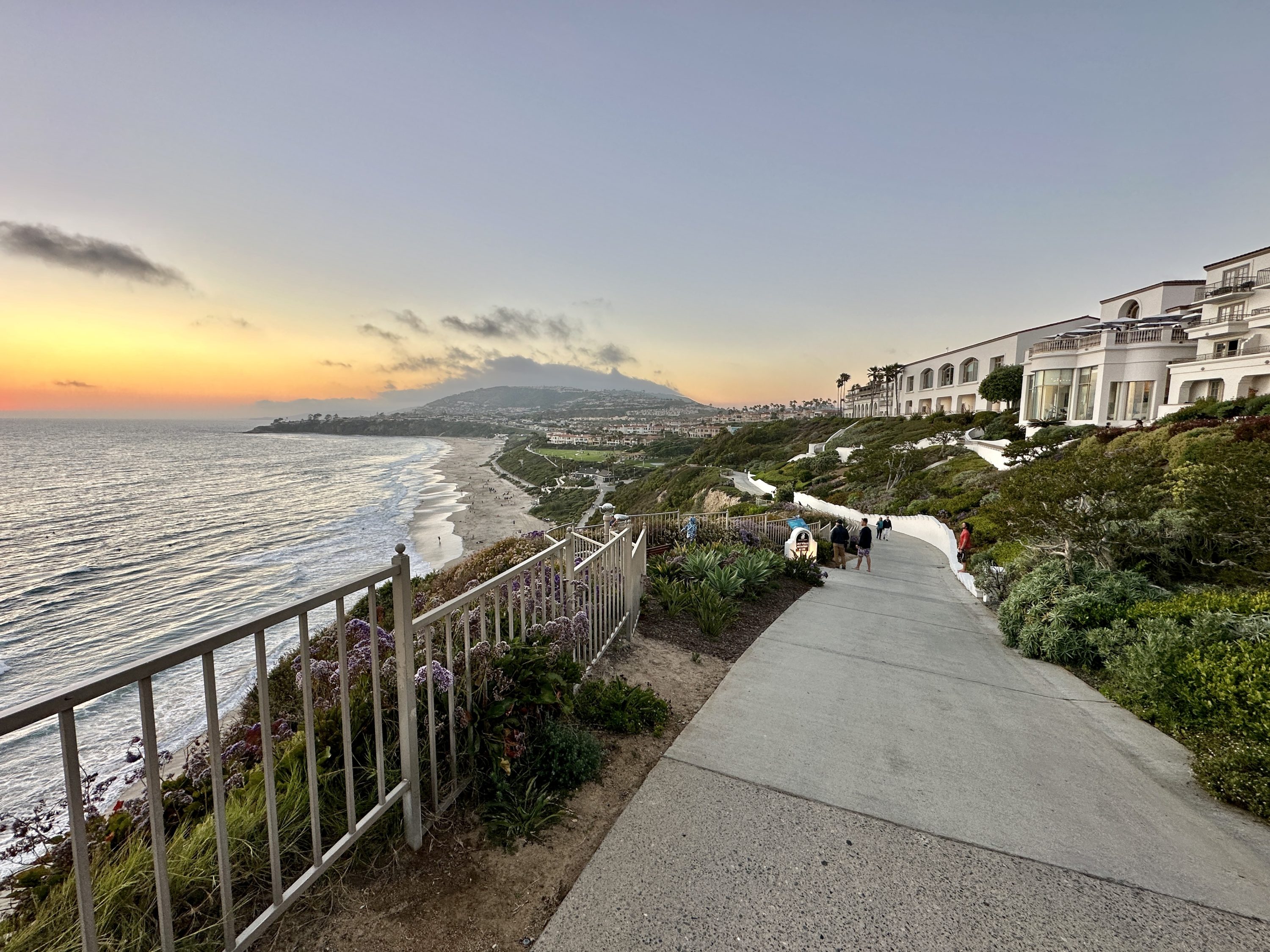 The Ritz Carlton Laguna Niguel Resort With Sunset The Ritz Carlton Laguna Niguel Resort With Sunset