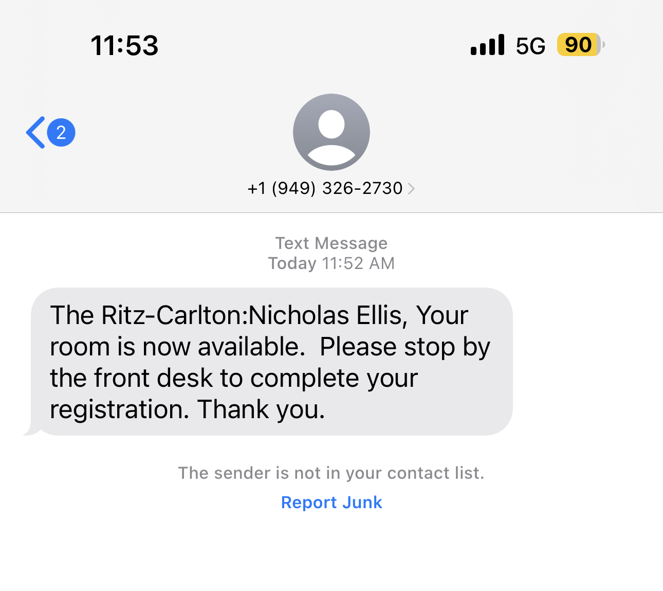 The Ritz Carlton Laguna Niguel Room Ready Text The Ritz Carlton Laguna Niguel Room Ready Text