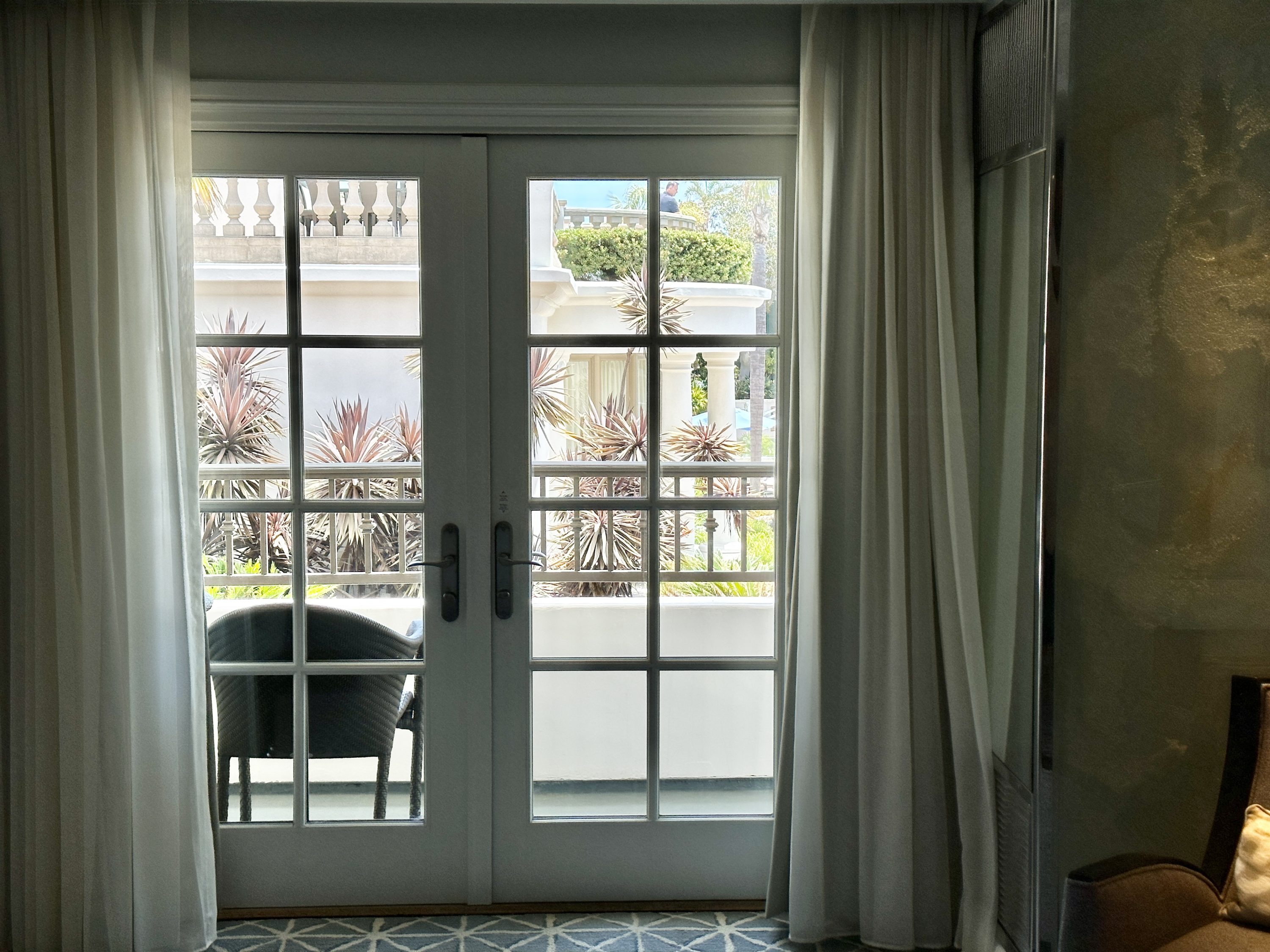The Ritz Carlton Laguna Niguel View Through French Doors The Ritz Carlton Laguna Niguel View Through French Doors