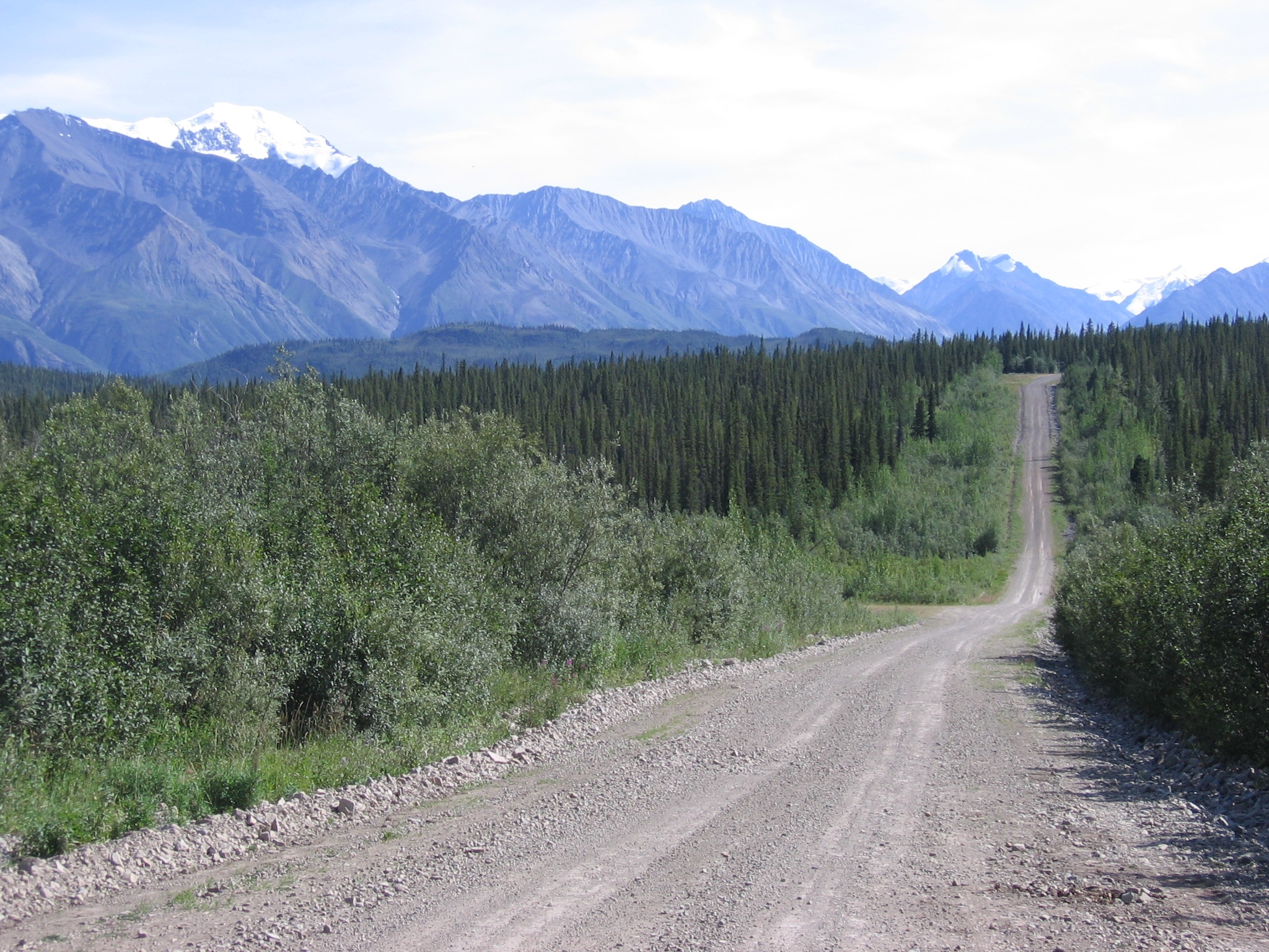 Views along the Nabesna Road Views along the Nabesna Road