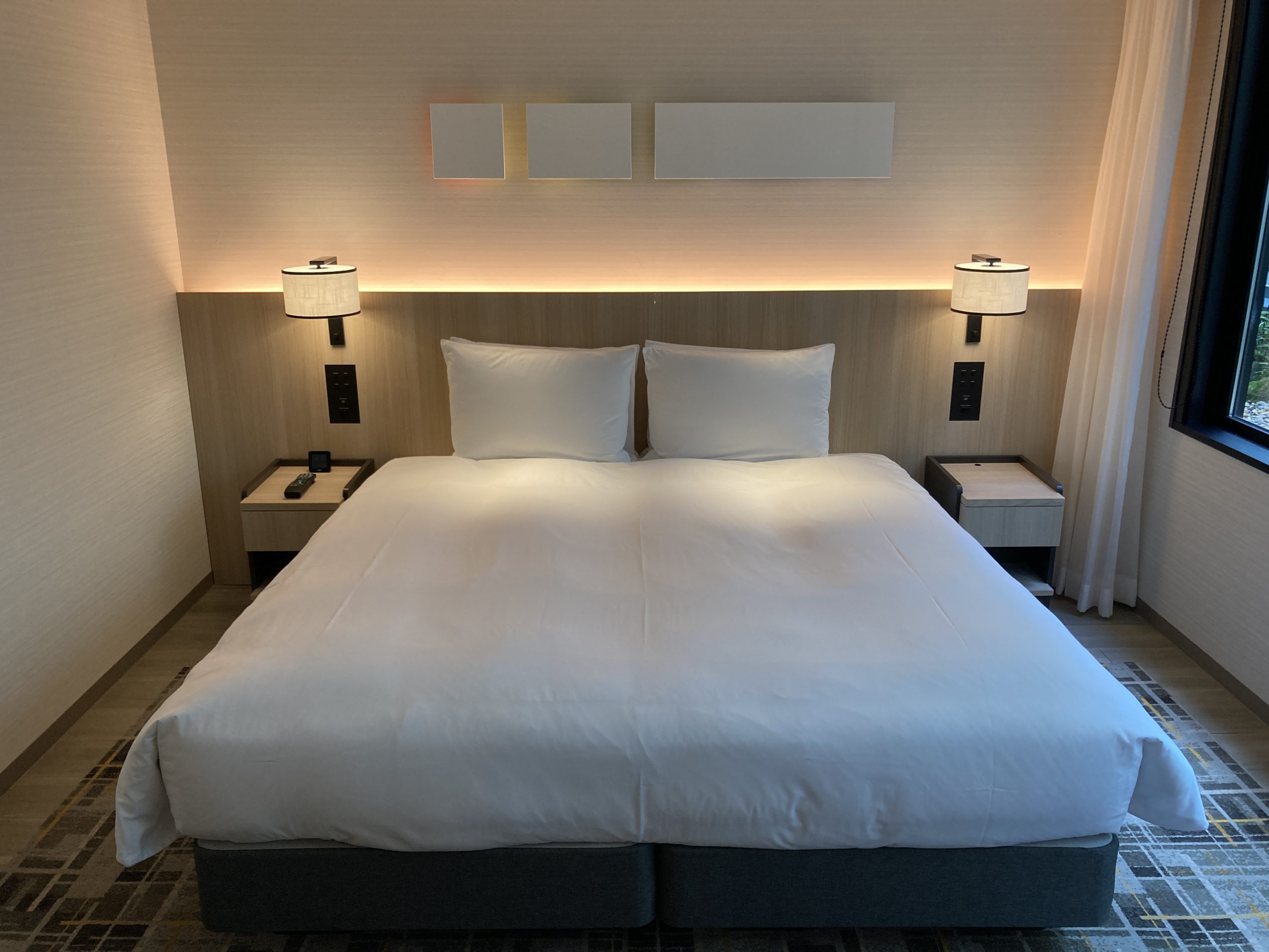 Hyatt Place Kyoto bedroom 1 king bed Hyatt Place Kyoto bedroom 1 king bed