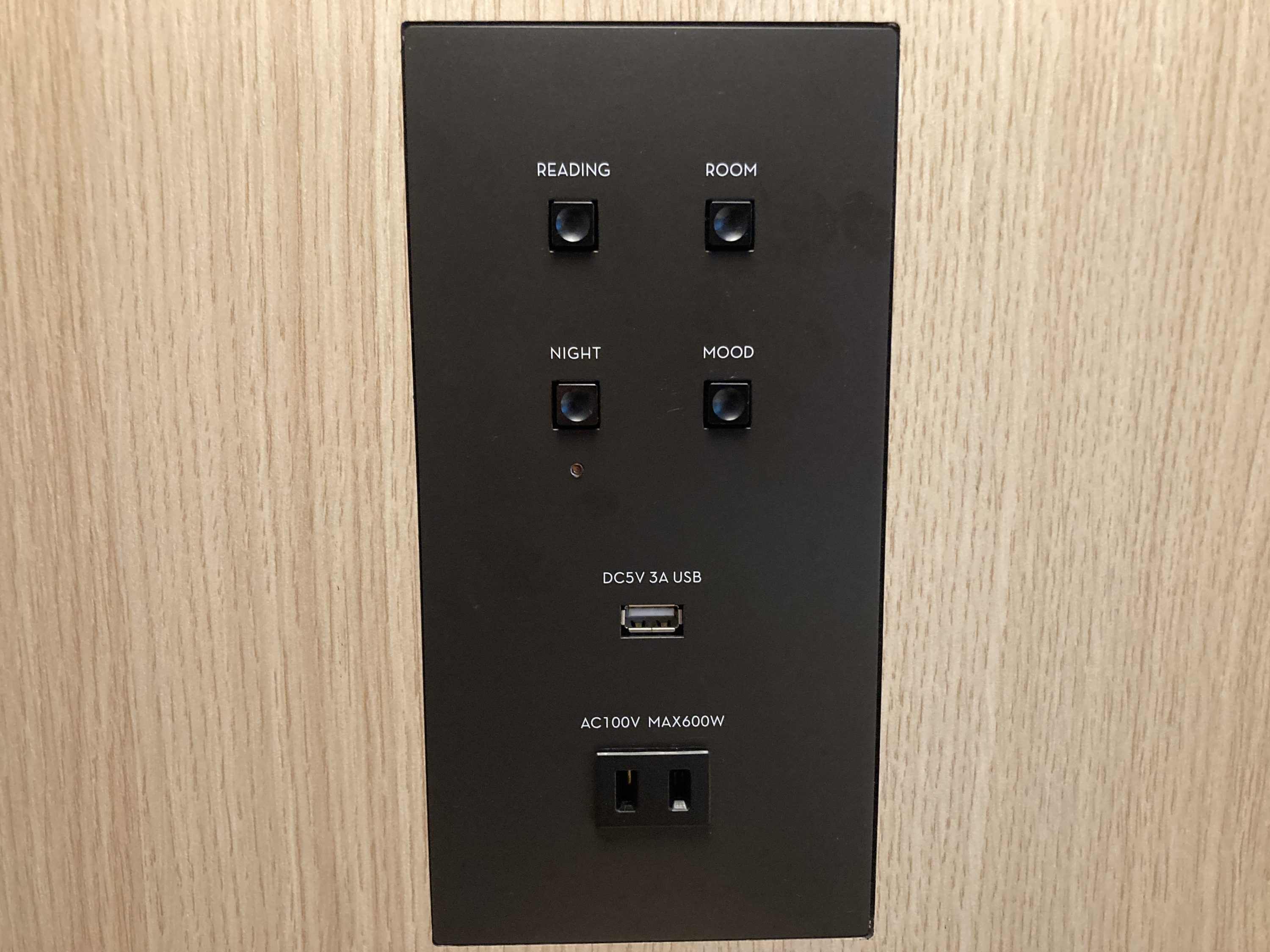 Hyatt Place Kyoto bedroom 1 king light switches near bed Hyatt Place Kyoto bedroom 1 king light switches near bed
