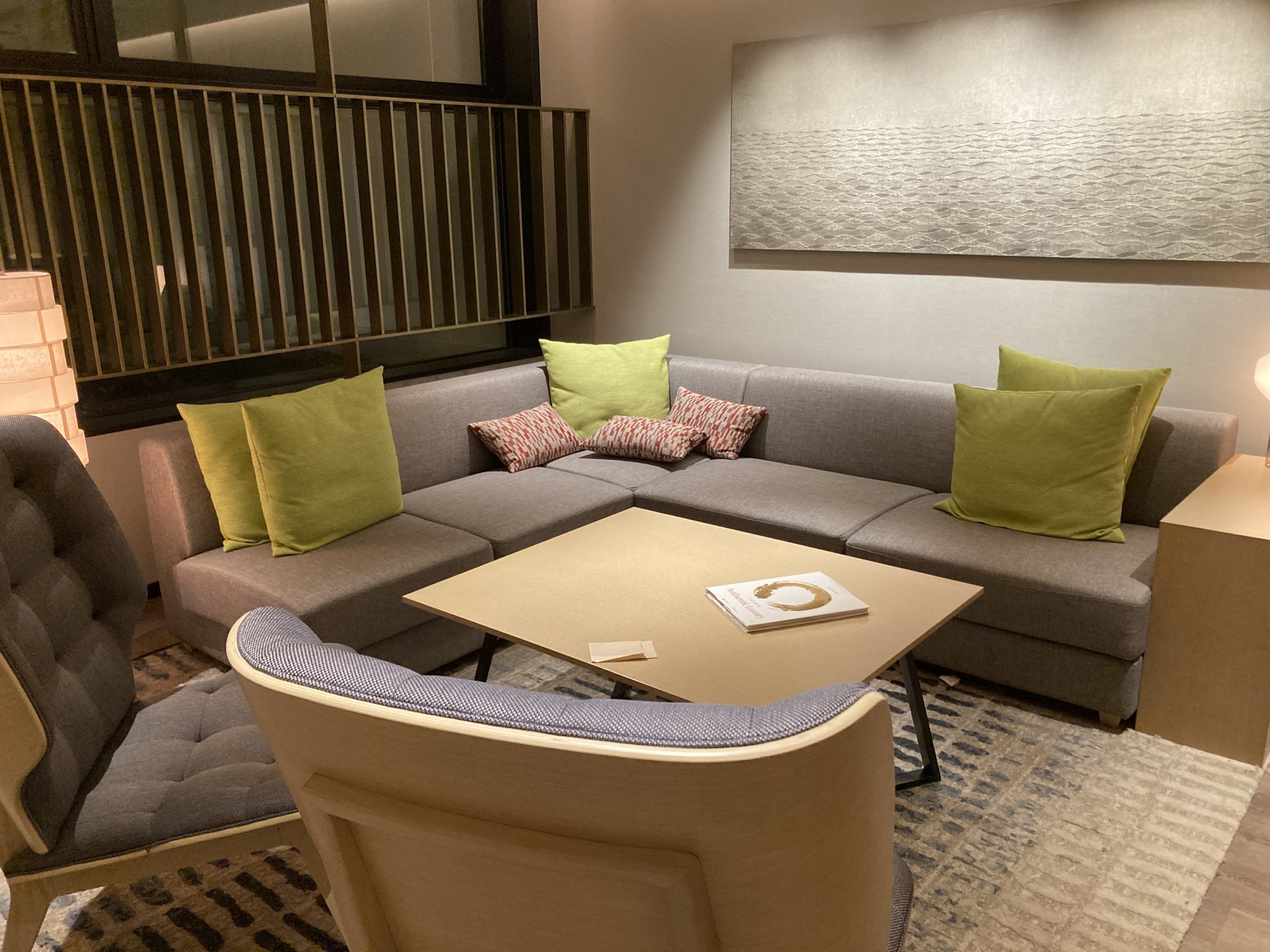 Hyatt Place Kyoto lobby seating Hyatt Place Kyoto lobby seating