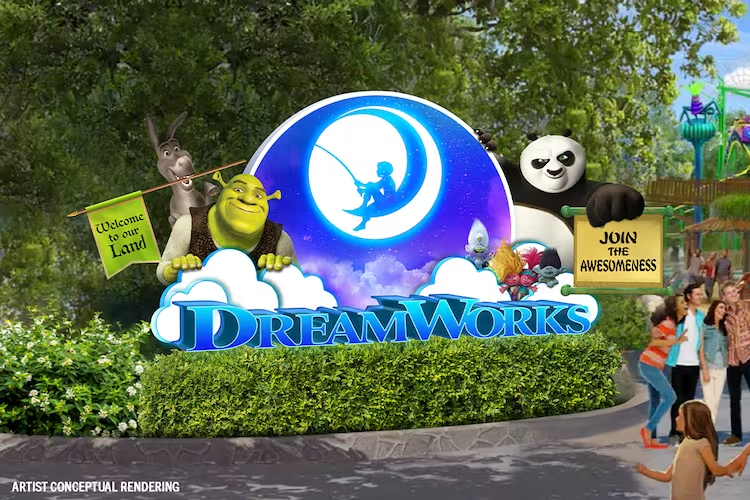 Dreamworks themed land entrance conceptual rendering Image Credit Universal Dreamworks themed land entrance conceptual rendering Image Credit Universal