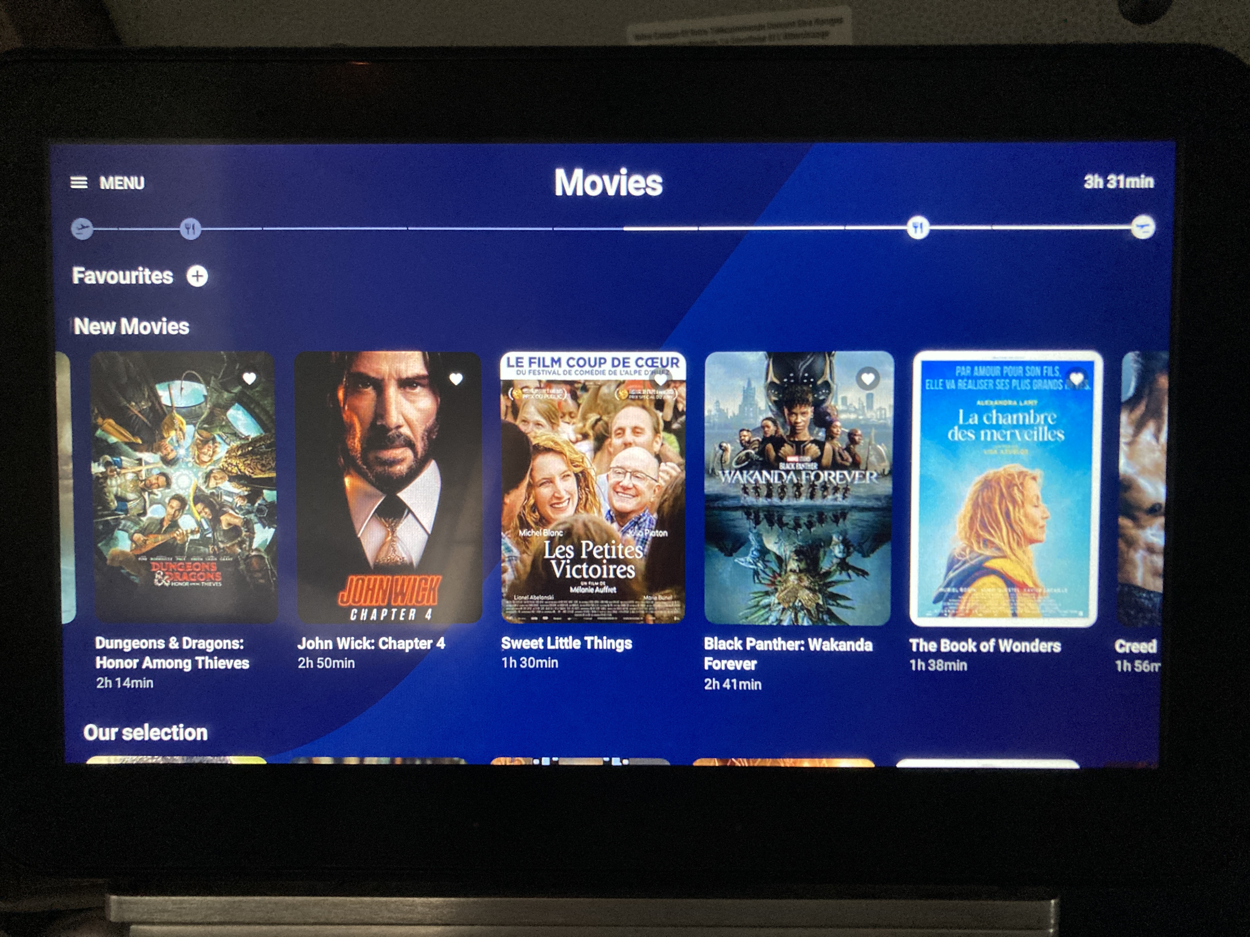 Air France Boeing 777 200 CDG JFK premium economy entertainment movies 