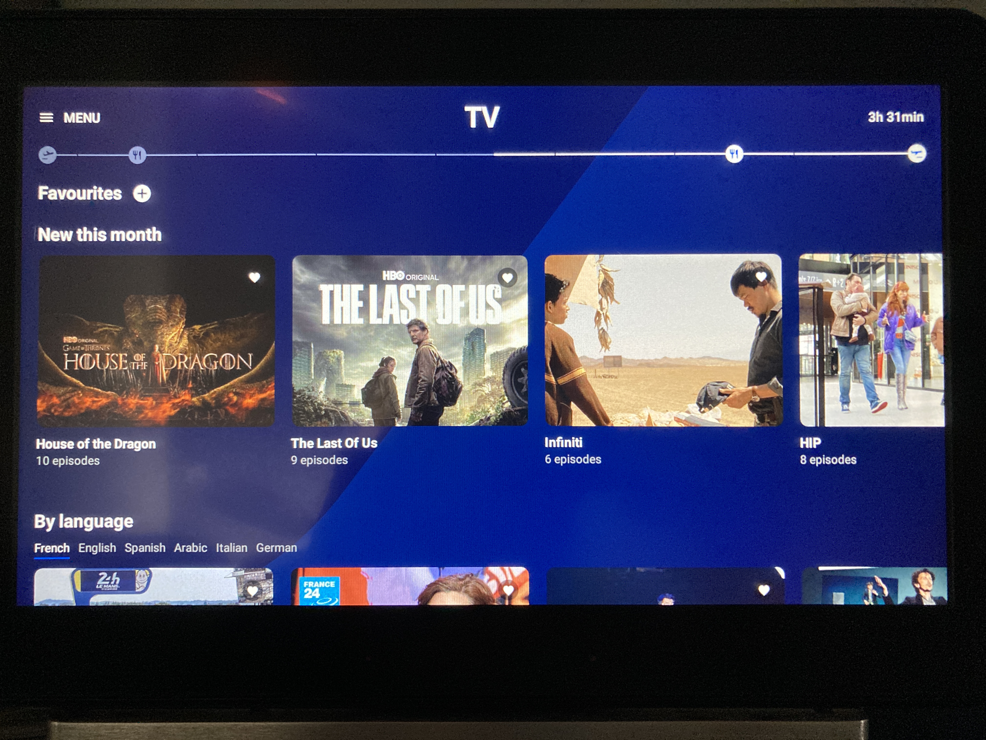 Air France Boeing 777 200 CDG JFK premium economy entertainment new this month 