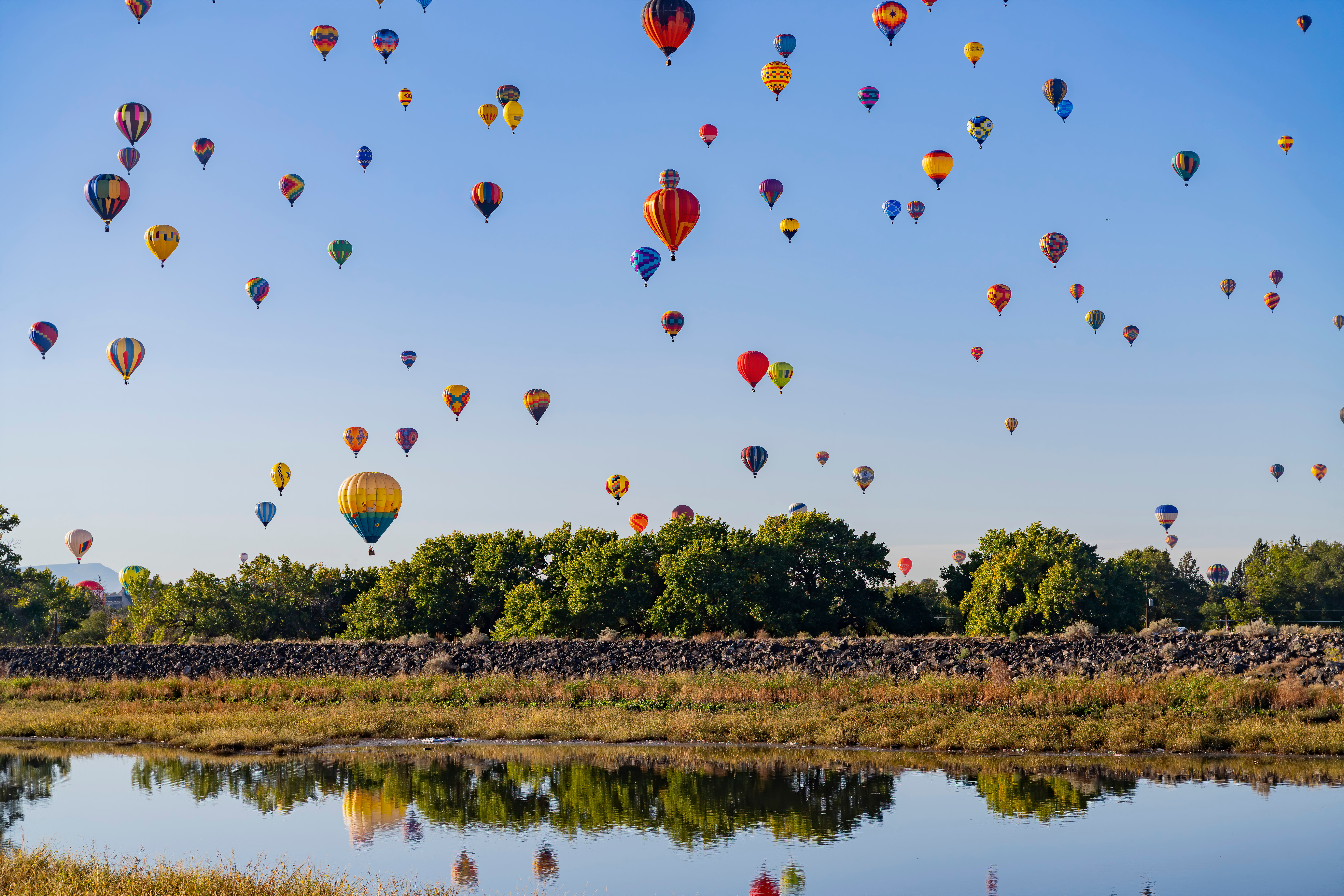Albuquerque Balloon Fiesta Albuquerque Balloon Fiesta in the morning