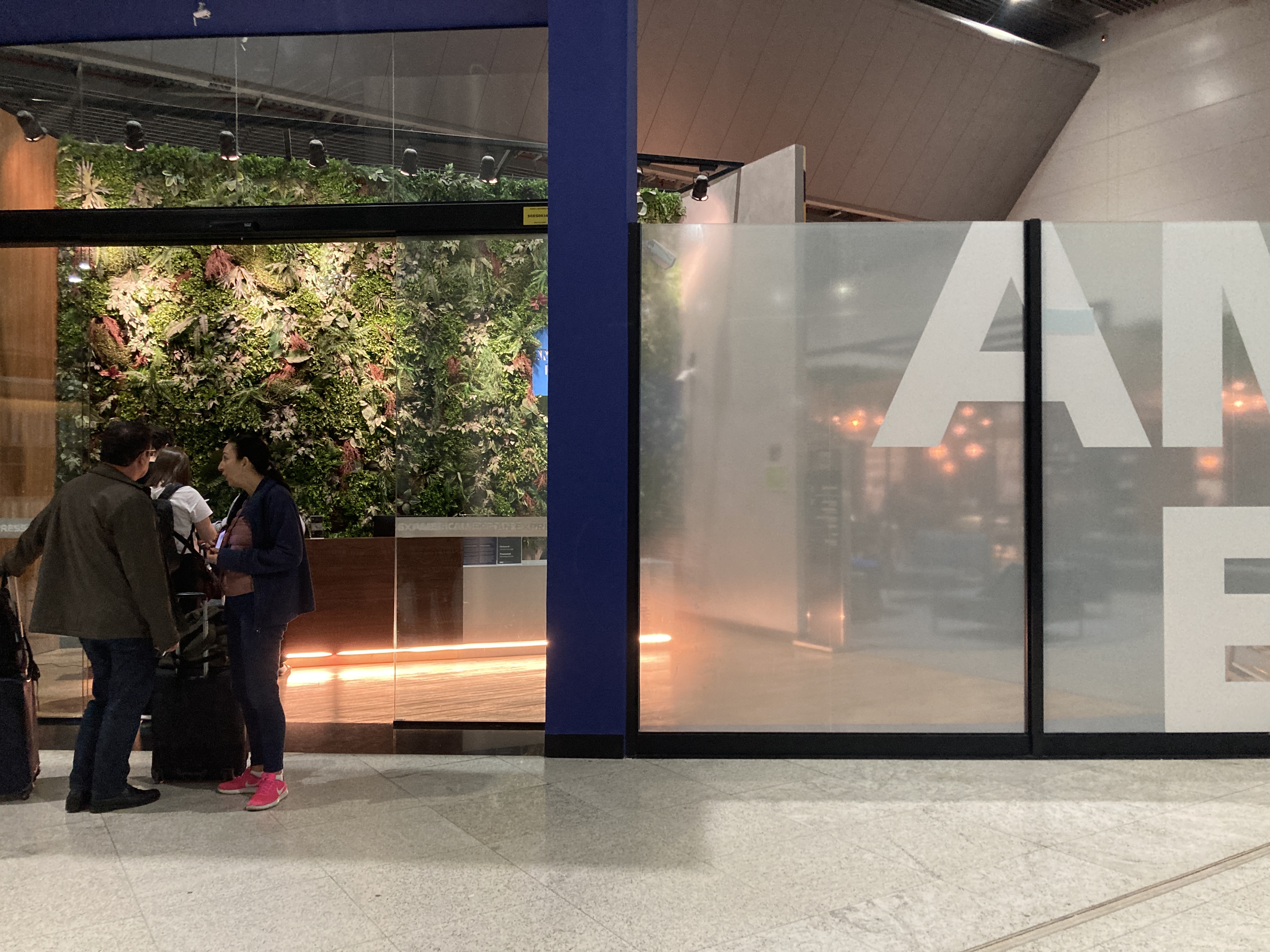 American Express Centurion Lounge Sao Paulo GRU entrance