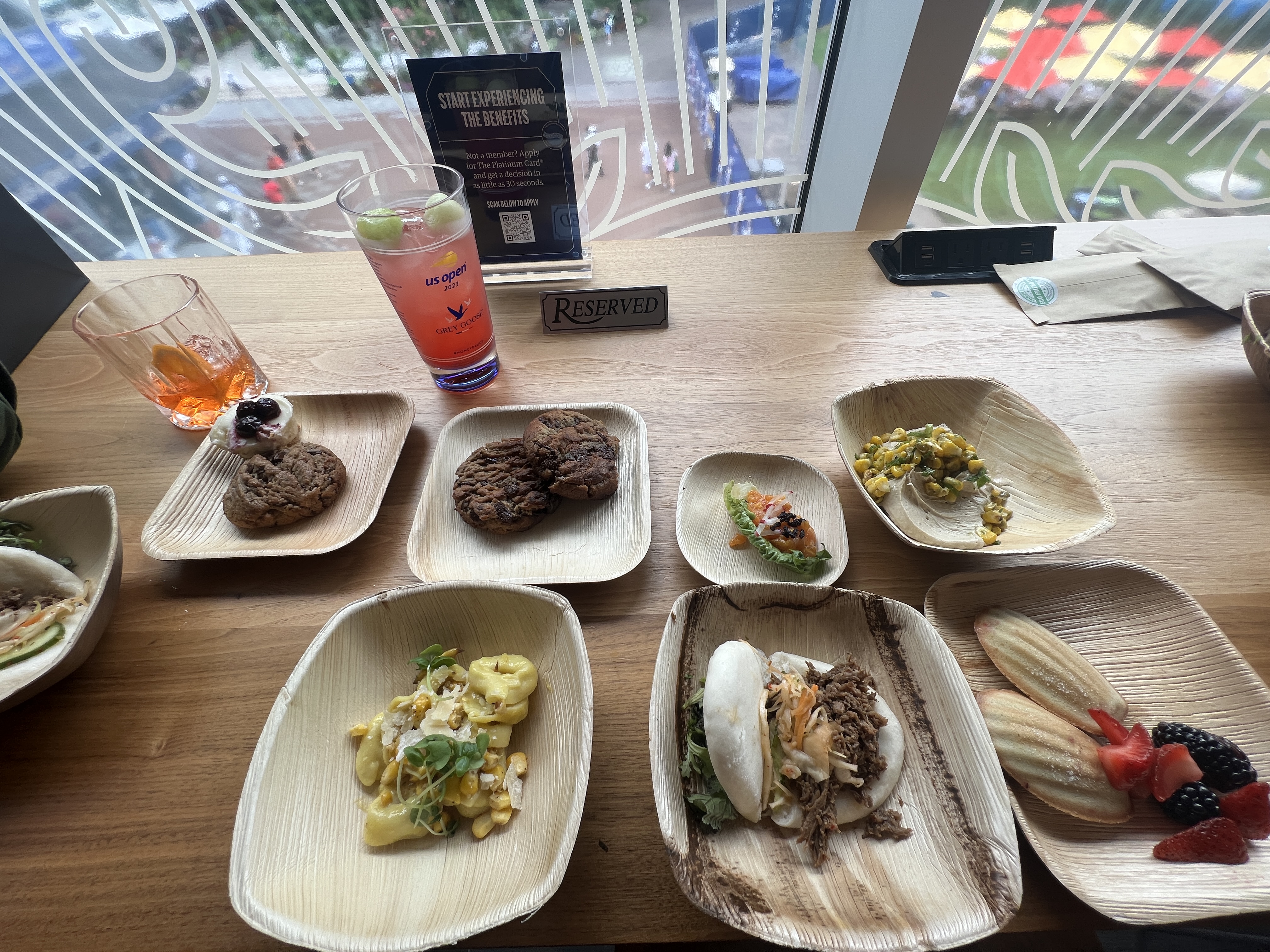 Amex US Open Centurion Lounge Food Amex US Open Centurion Lounge Food