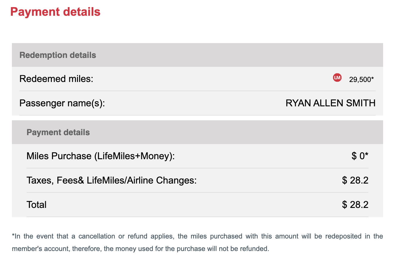 Avianca LifeMiles booking with pricing LAX SAL BOG VVI
