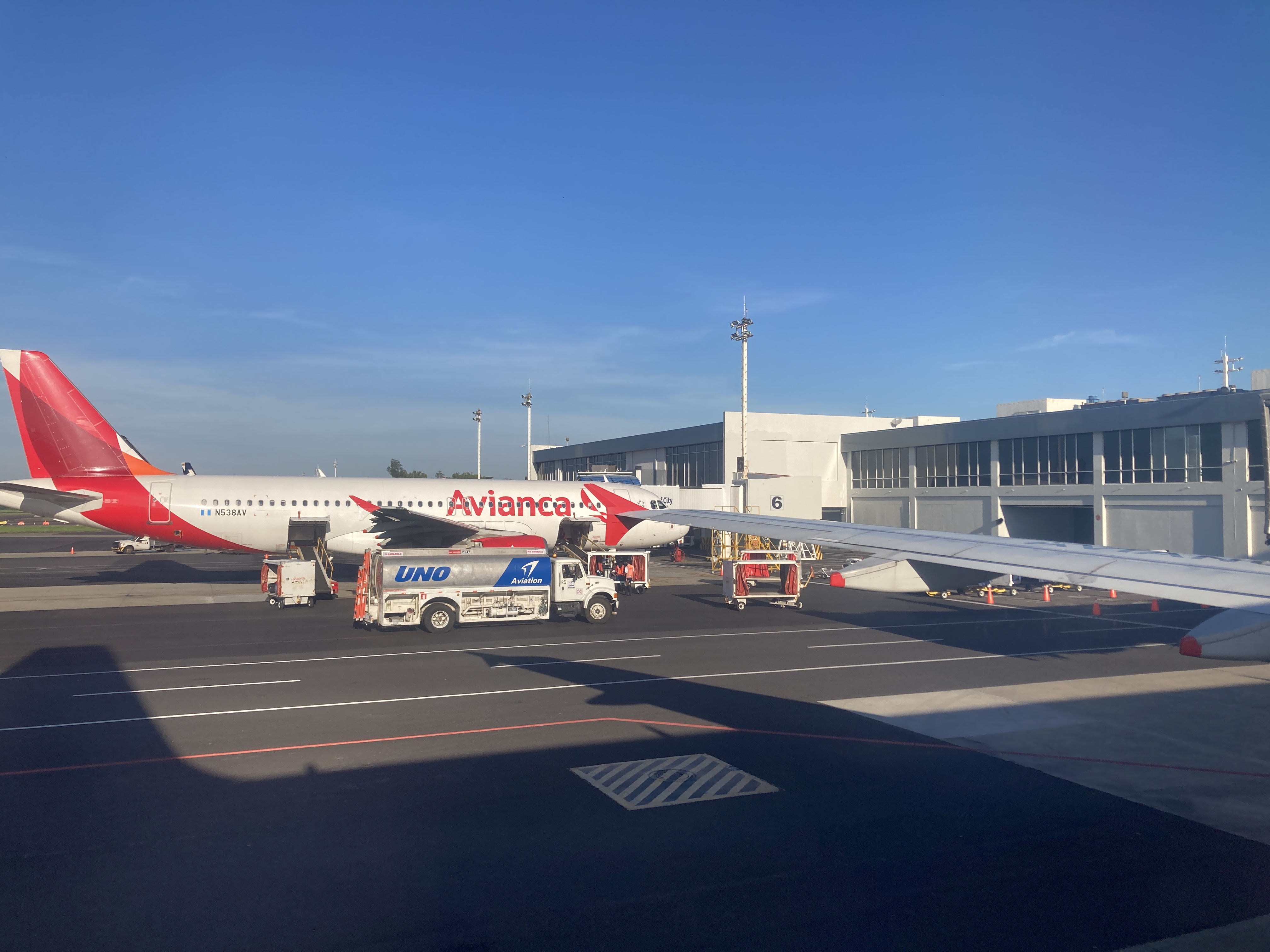 Avianca economy A320 LAX SAL arrival in SAL