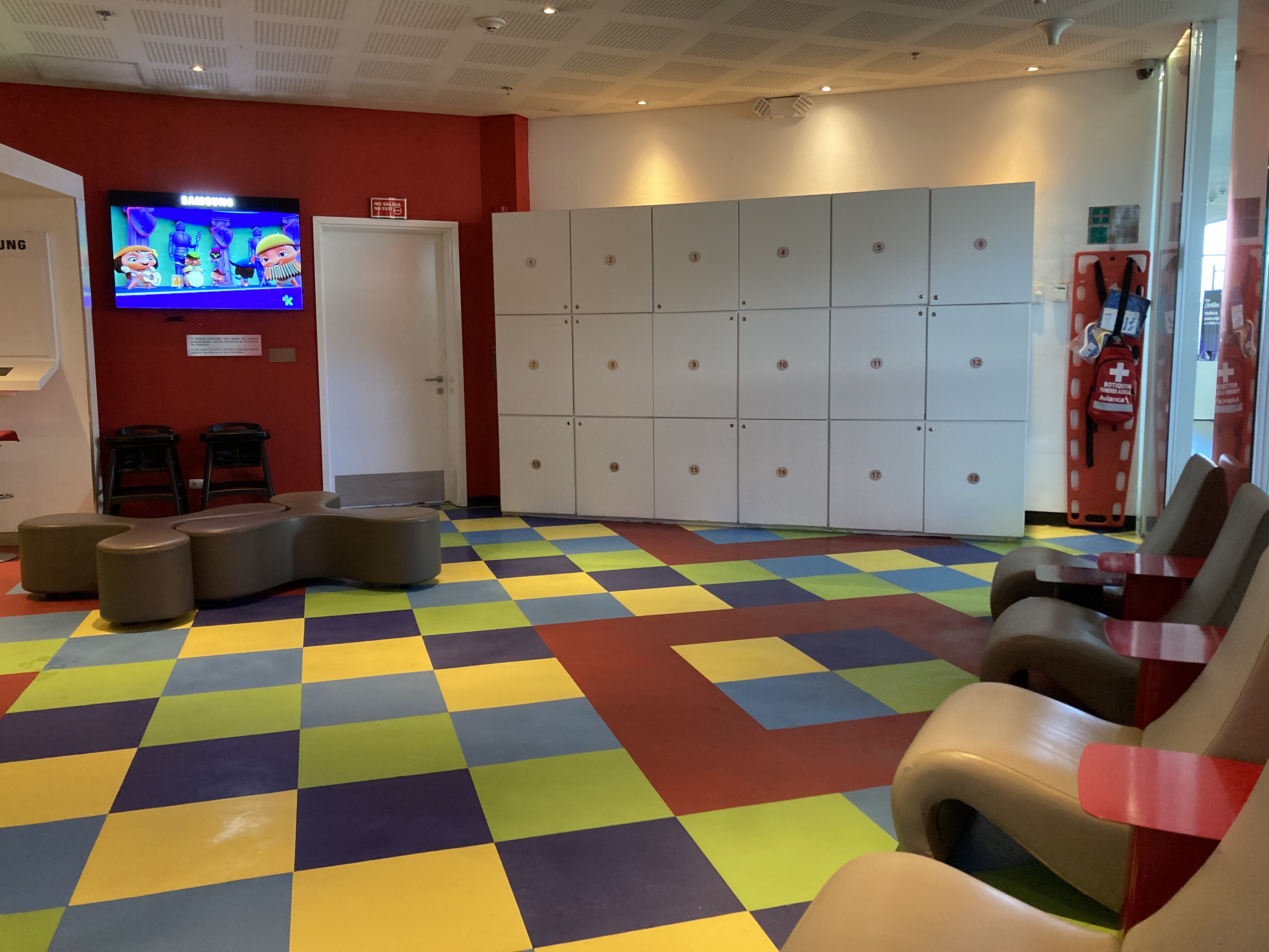 Avianca lounge Bogota BOG childrens area
