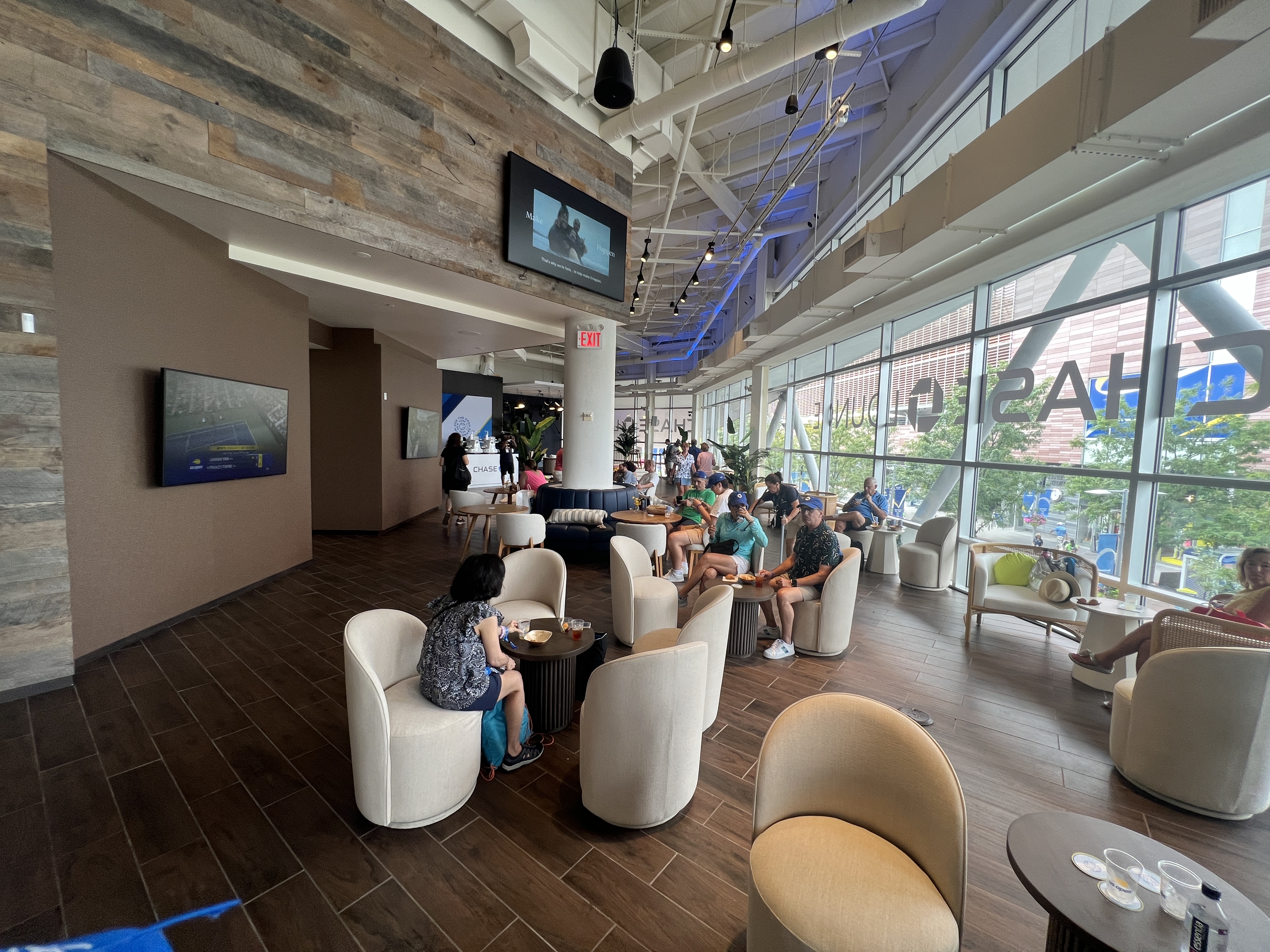 Chase Lounge US Open Seating Area Chase Lounge US Open Seating Area