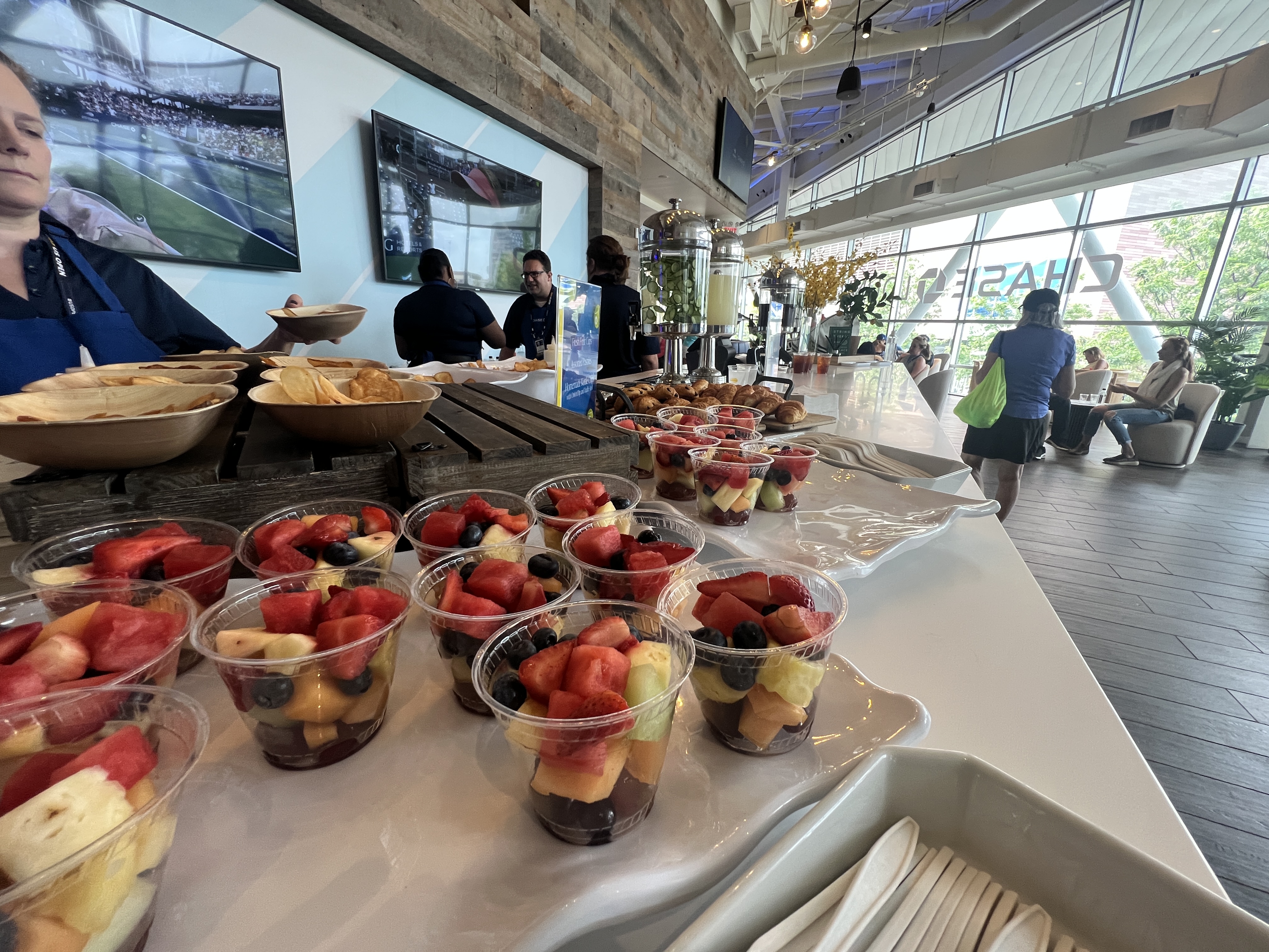 Chase Lounge US Open Snacks Chase Lounge US Open Snacks