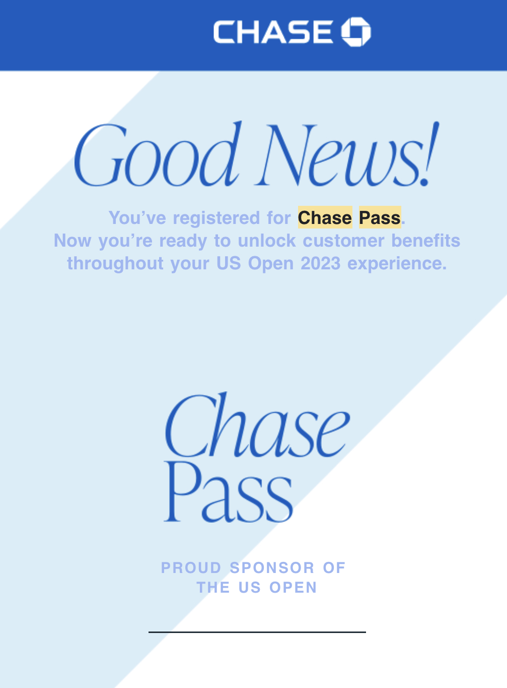 Chase Pass U.S. Open Chase Pass U.S. Open