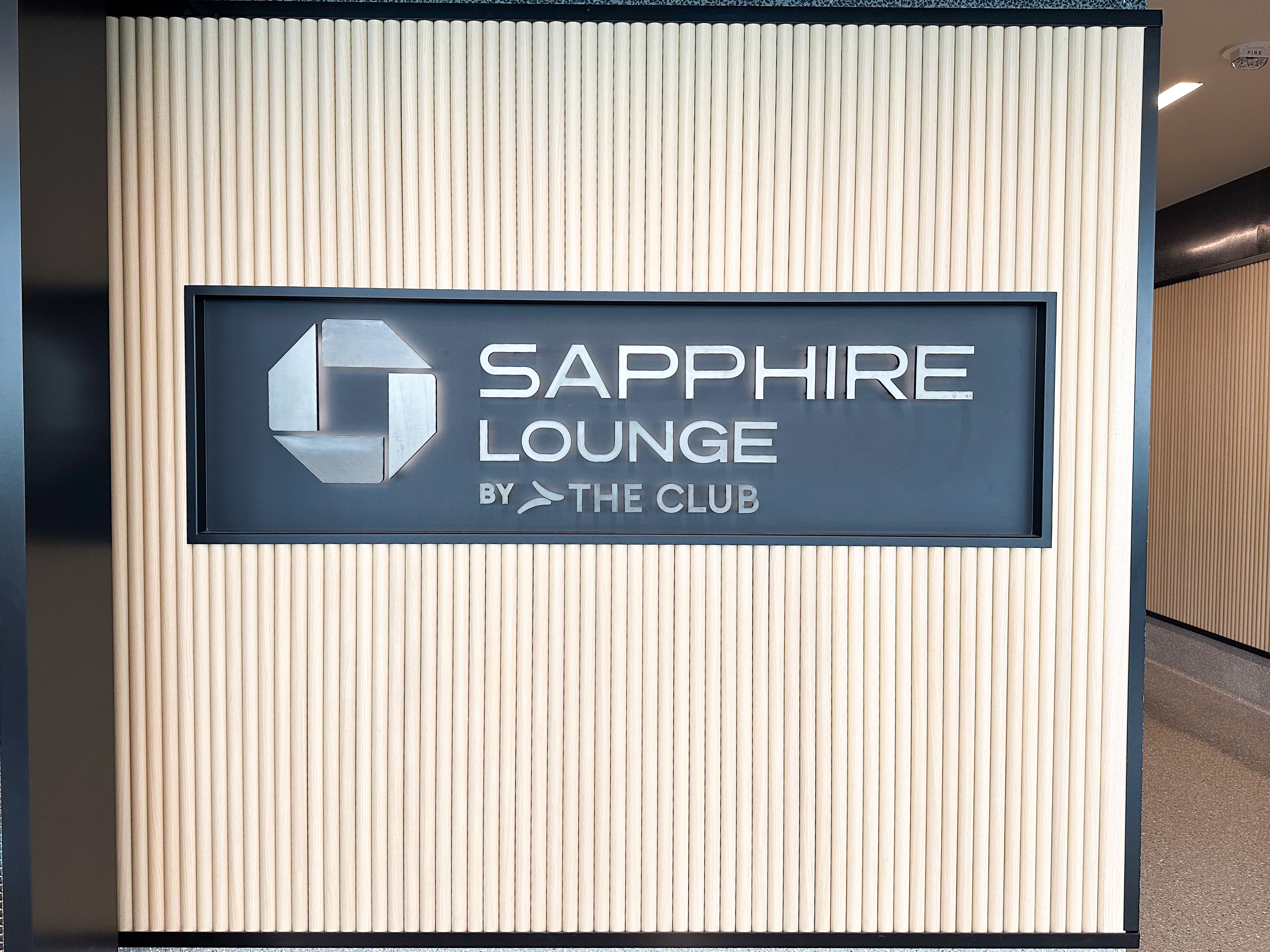 Chase Sapphire Lounge Sign