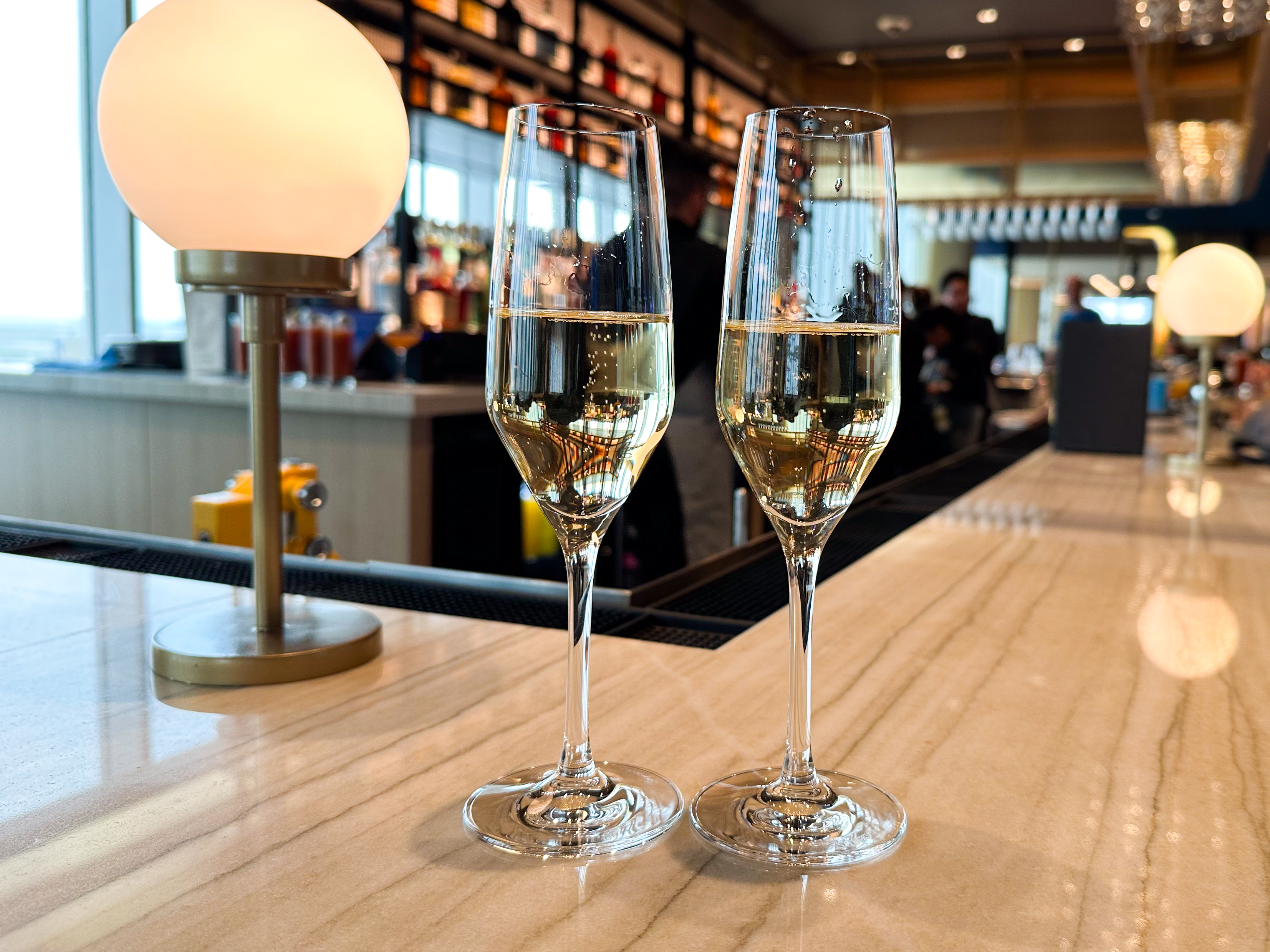 Chase Saphire Lounge Wine