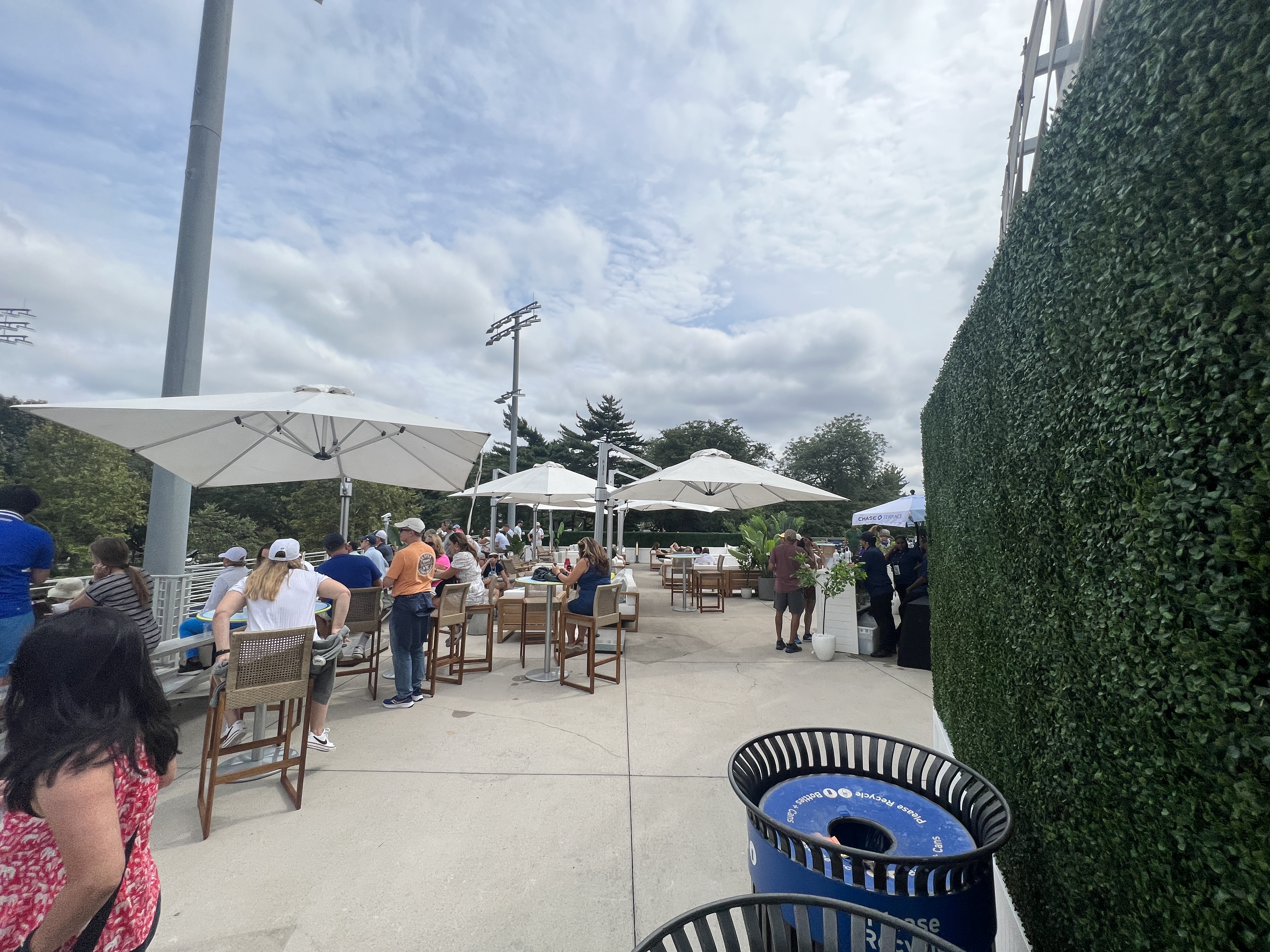 Chase Terrace US Open Seating Chase Terrace US Open Seating