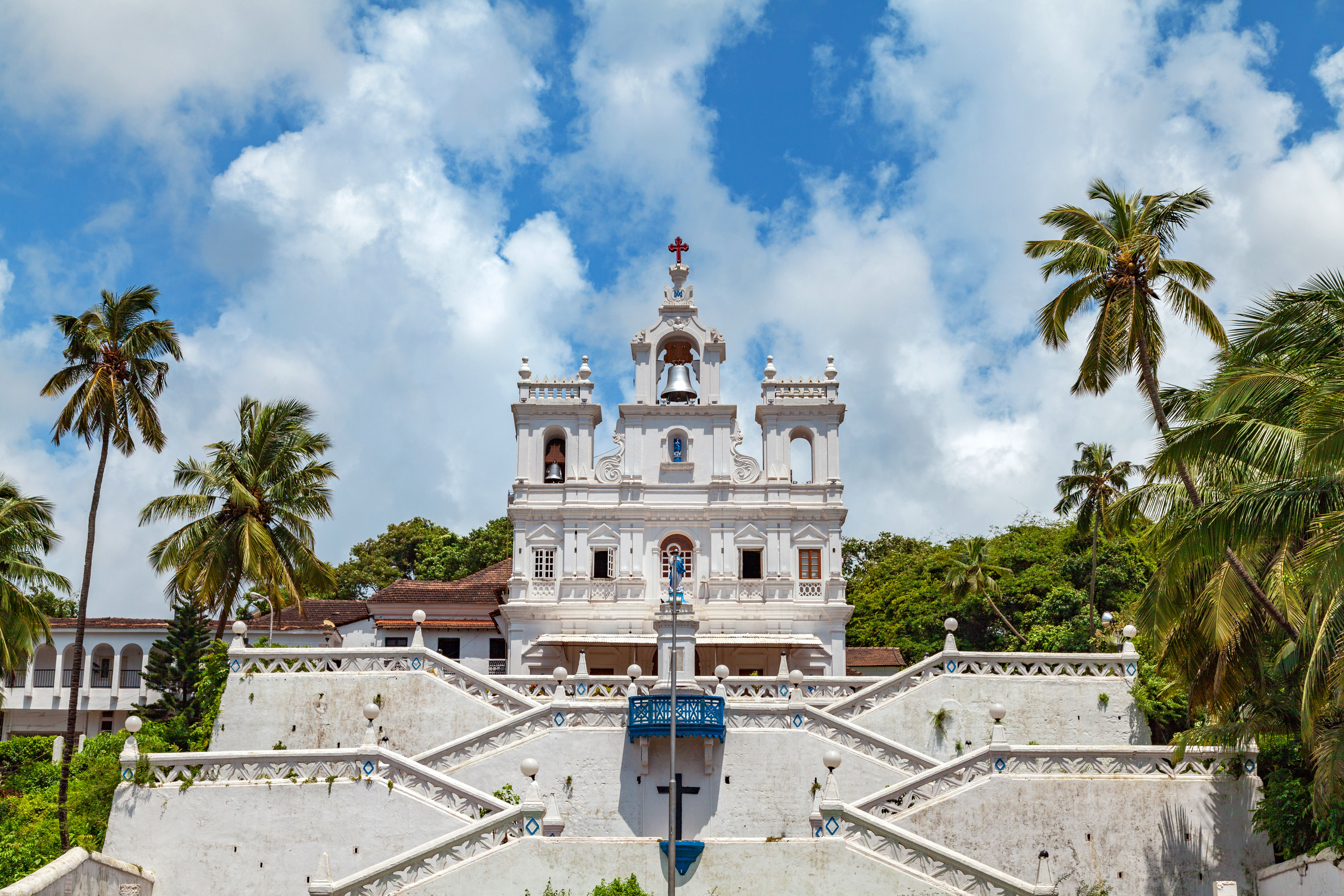 Church in Goa Our Lady of the Immaculate Conception Church, Goa, India.