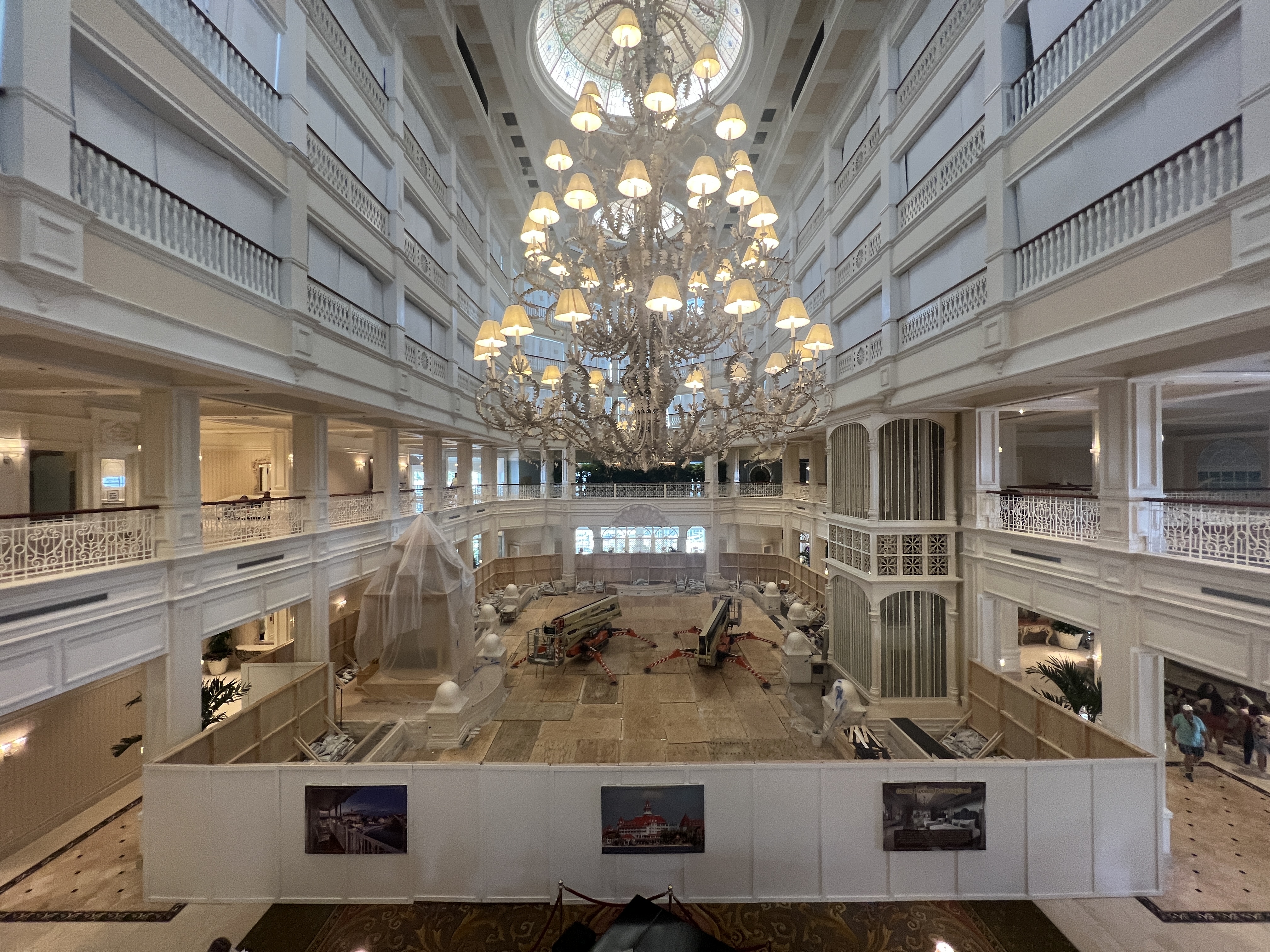Grand Floridian Lobby Construction