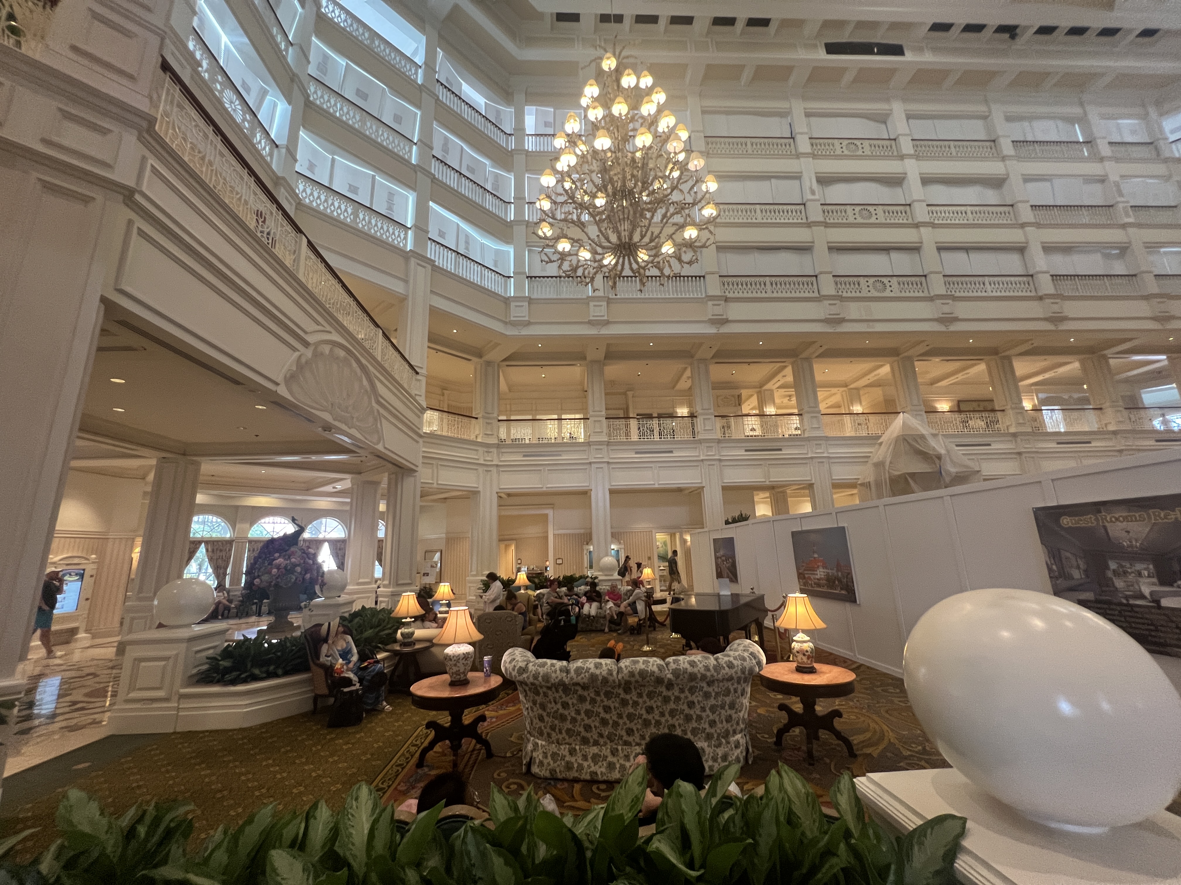 Grand Floridian Lobby Seating and Piano