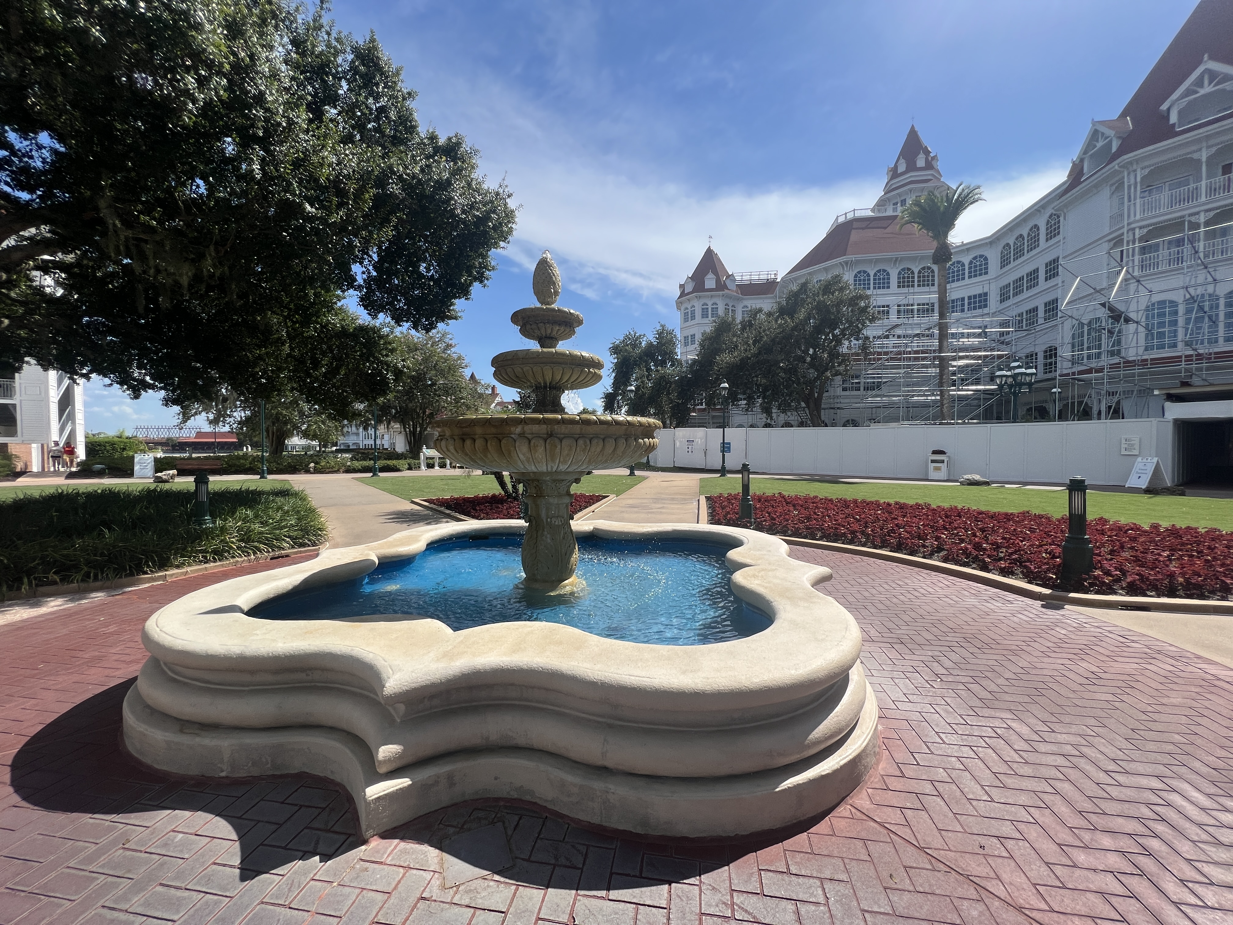 Grand Floridian Water Fountain