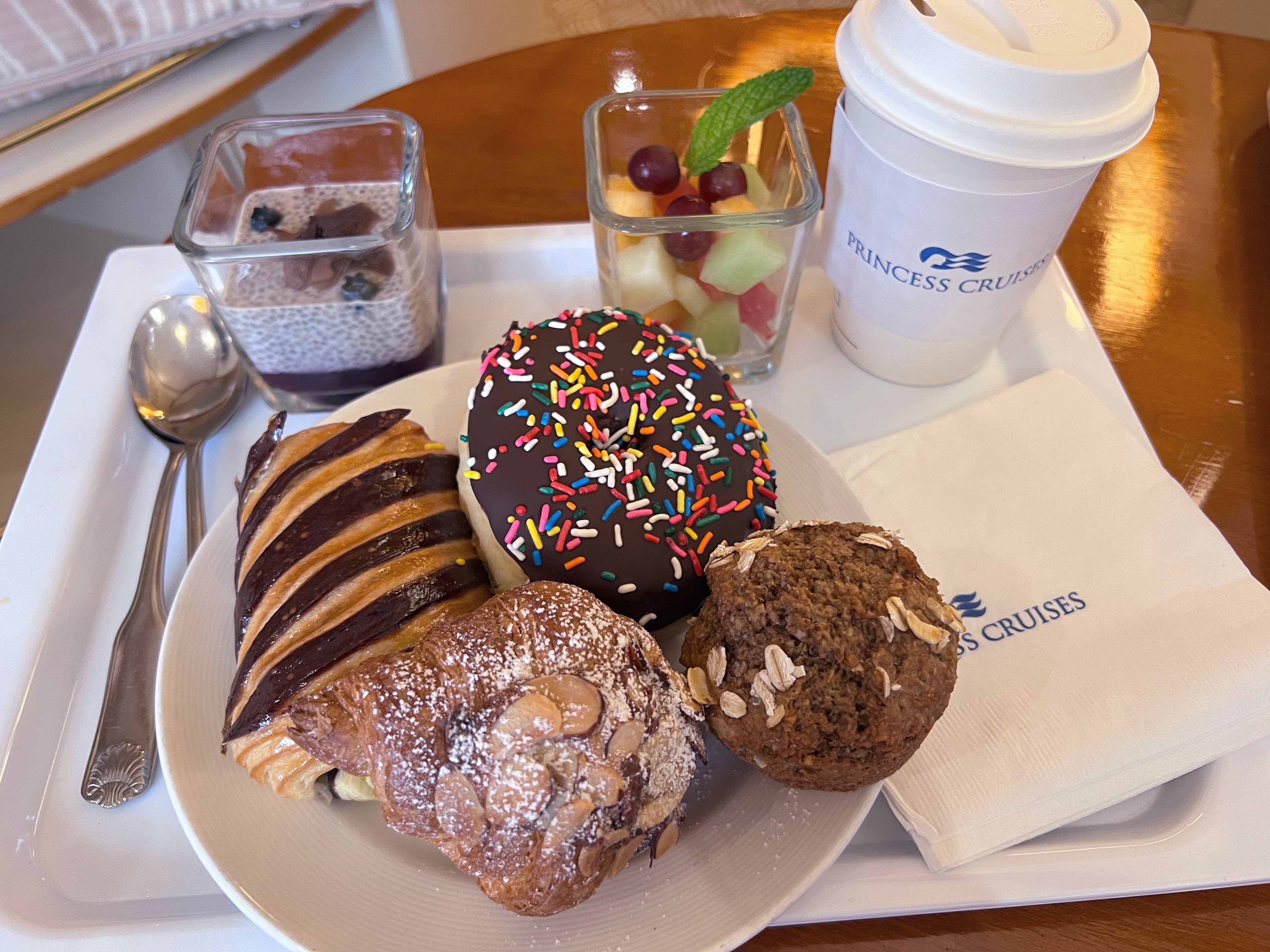 Grand Princess breakfast from International Cafe Grand Princess breakfast from International Cafe