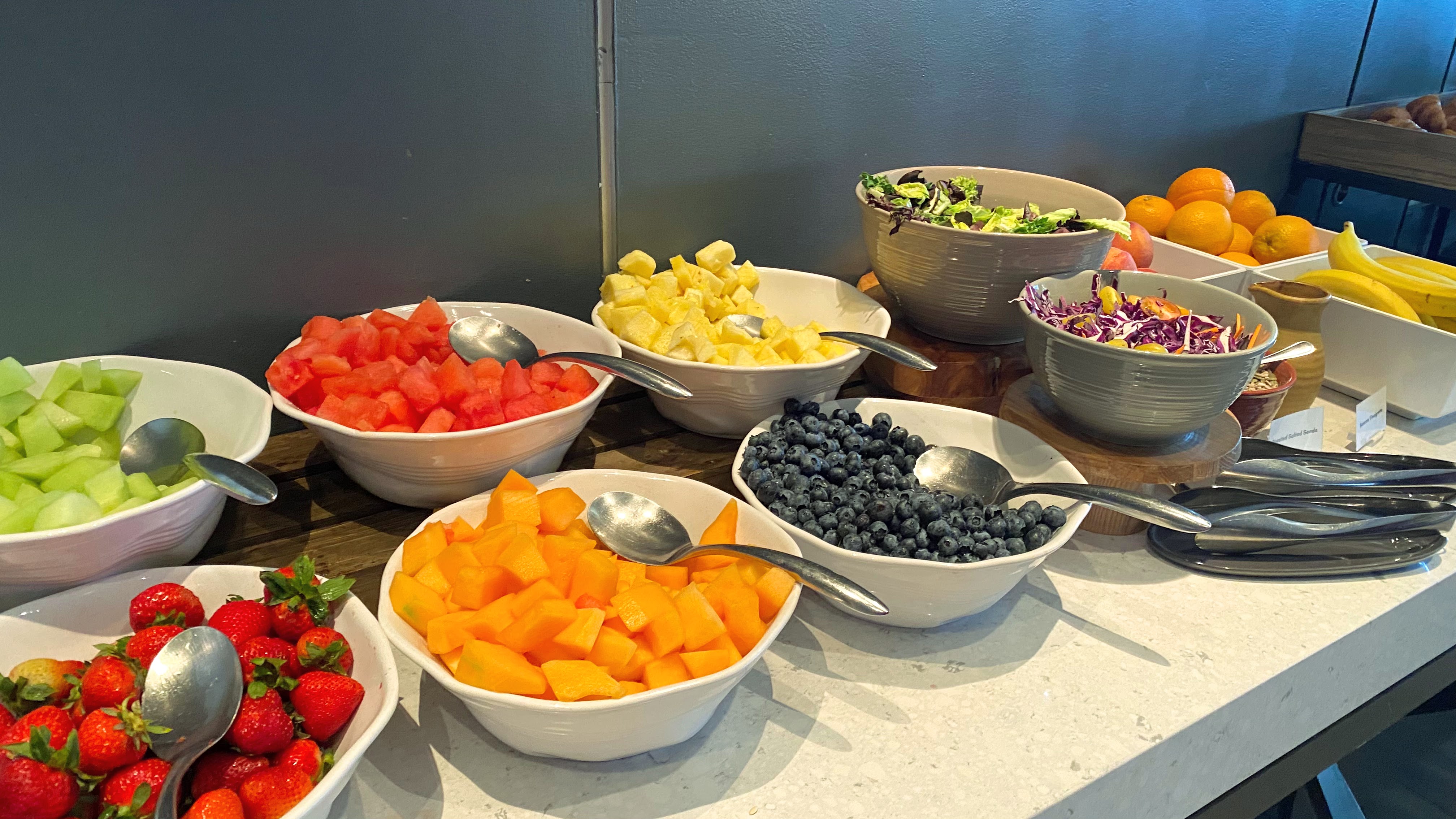 Hyatt Regency Vancouver breakfast buffet fruit