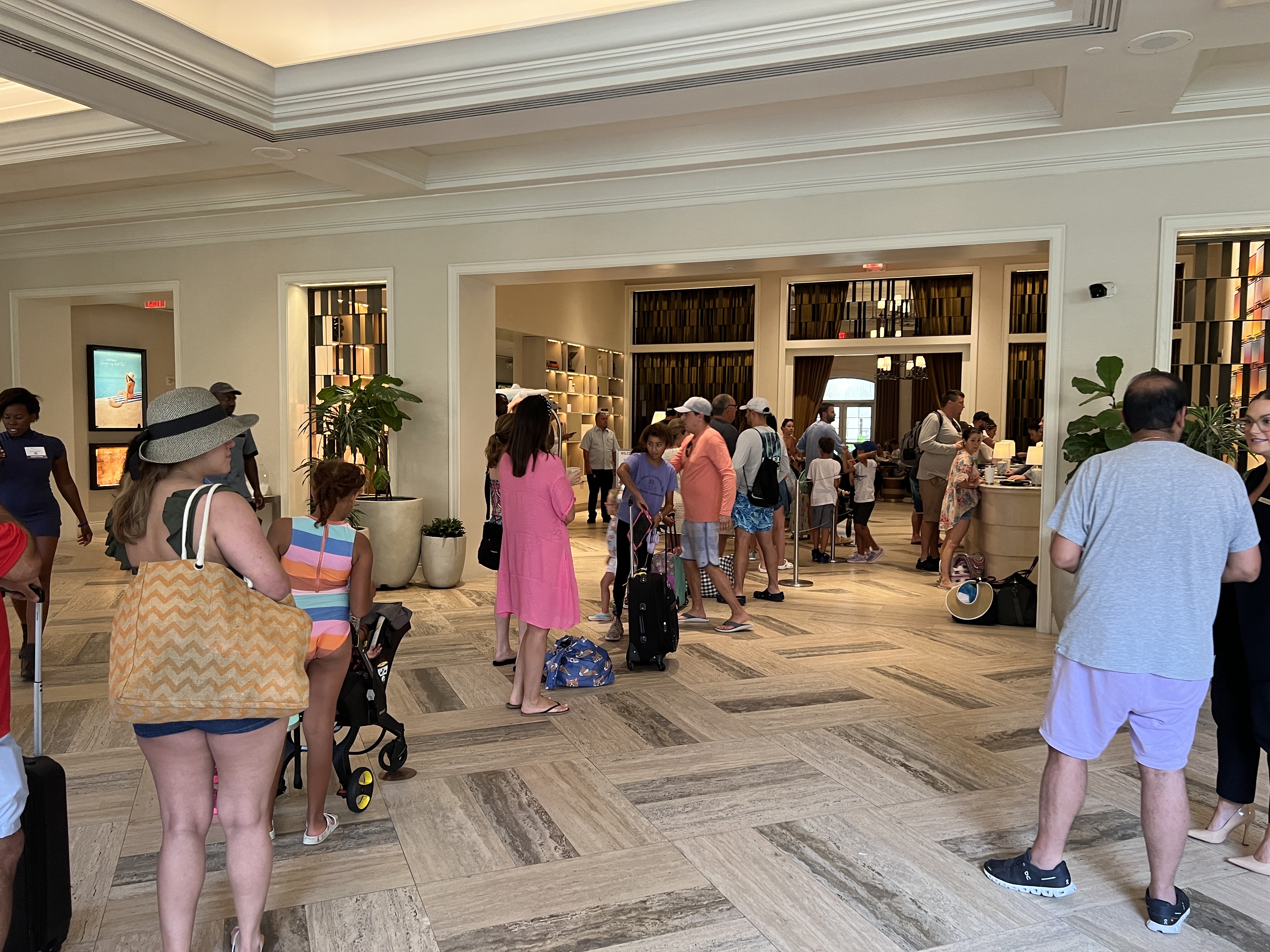 JW Marriott Turnberry Check in line JW Marriott Turnberry Check in line