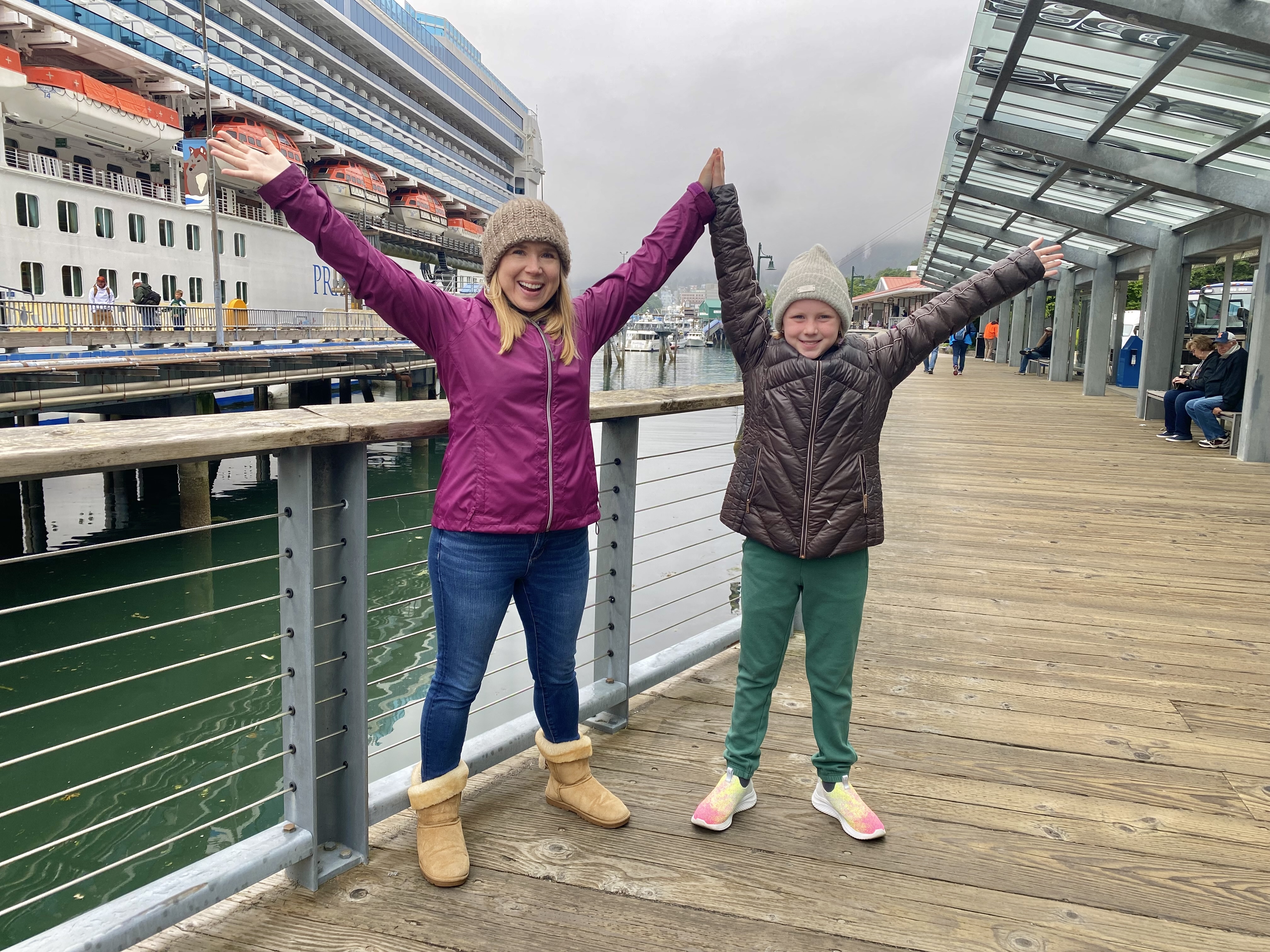 Juneau port stop on an Alaska cruise Juneau port stop on an Alaska cruise
