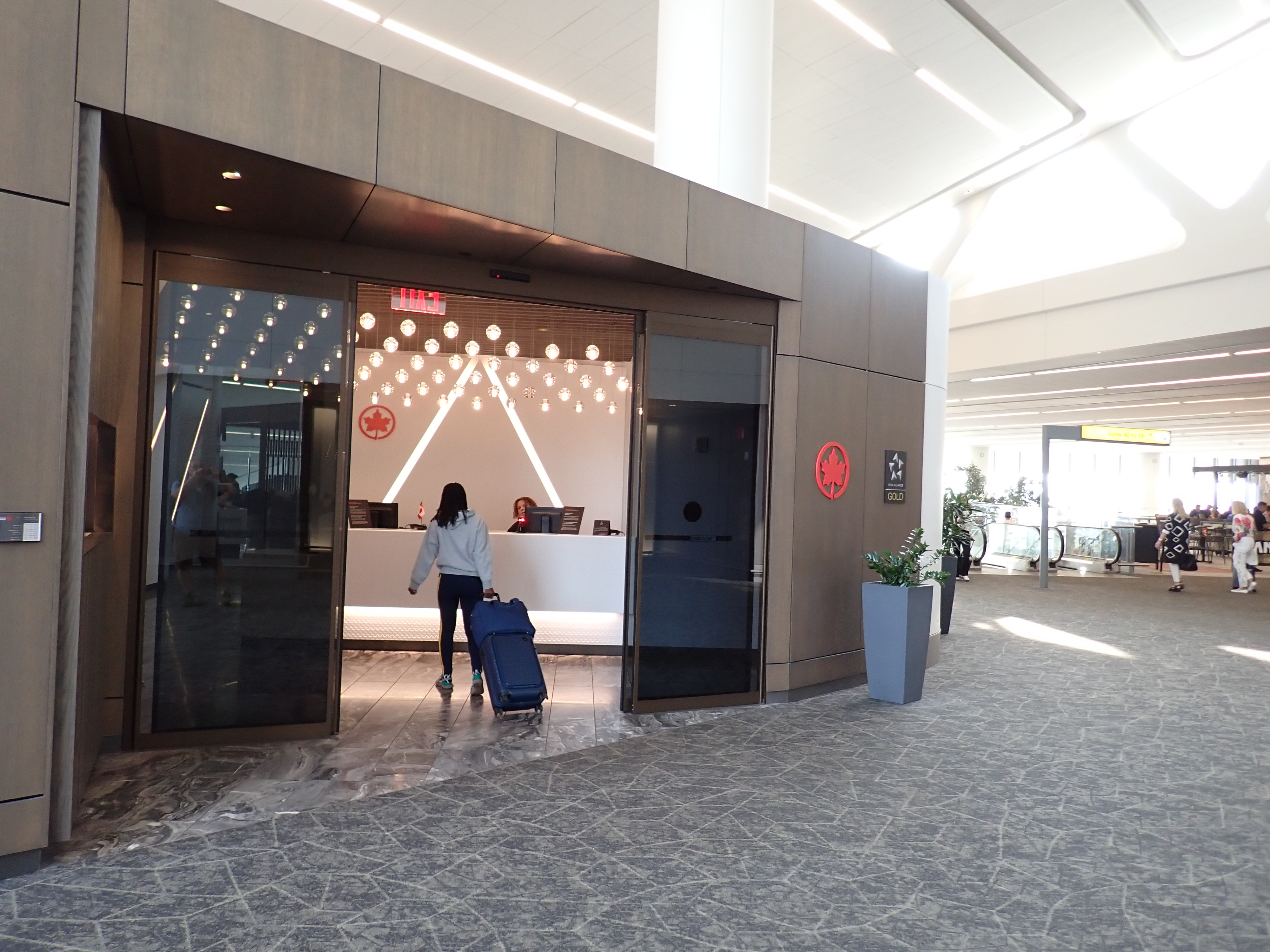 LGA Terminal B Maple Lounge entrance LGA Terminal B Maple Lounge entrance