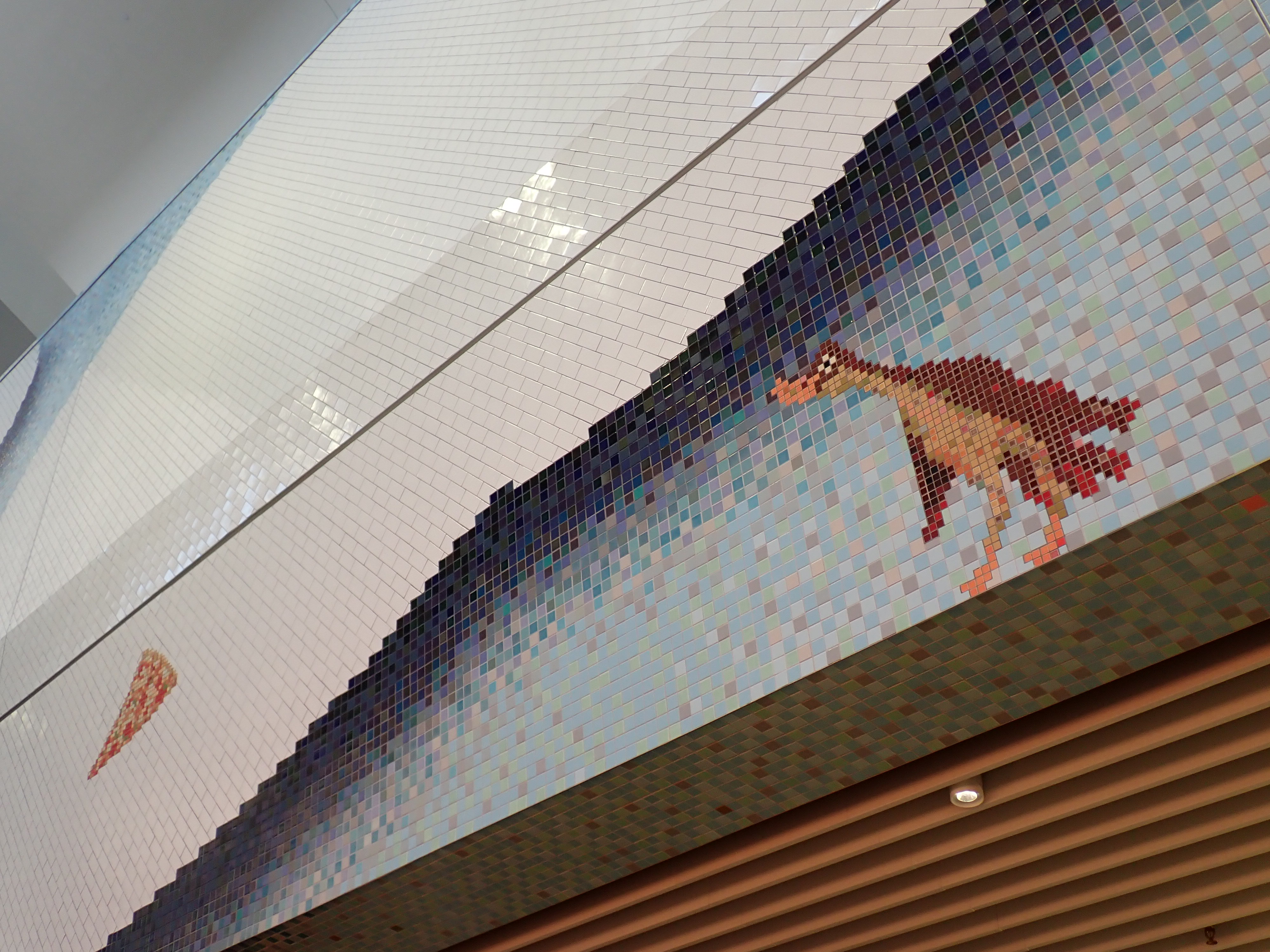 LGA Terminal B pizza duck LGA Terminal B pizza duck
