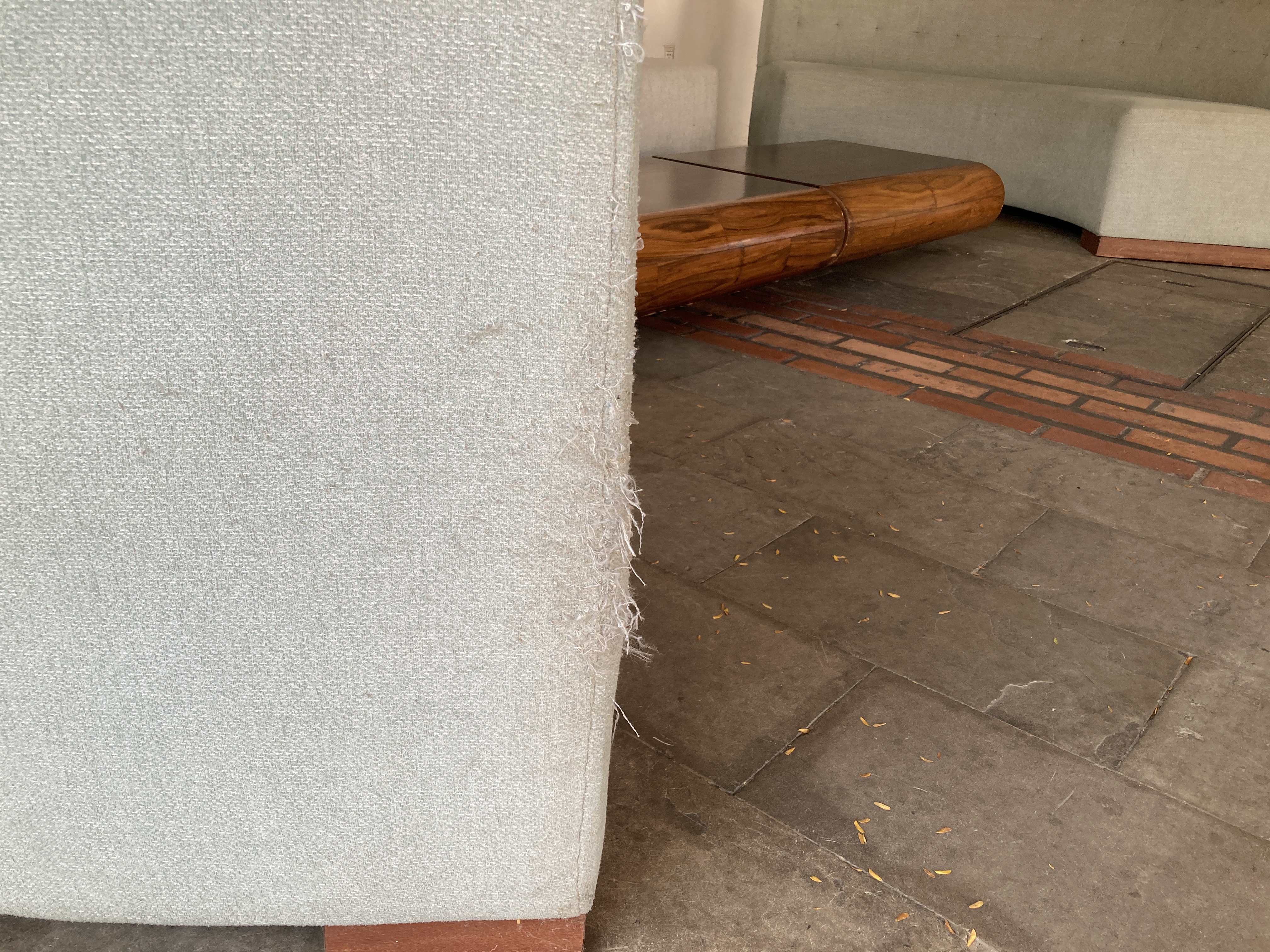 Los Tajibos Tribute Portfolio Santa Cruz Bolivia courtyard seating torn fabric Los Tajibos Tribute Portfolio Santa Cruz Bolivia courtyard seating torn fabric
