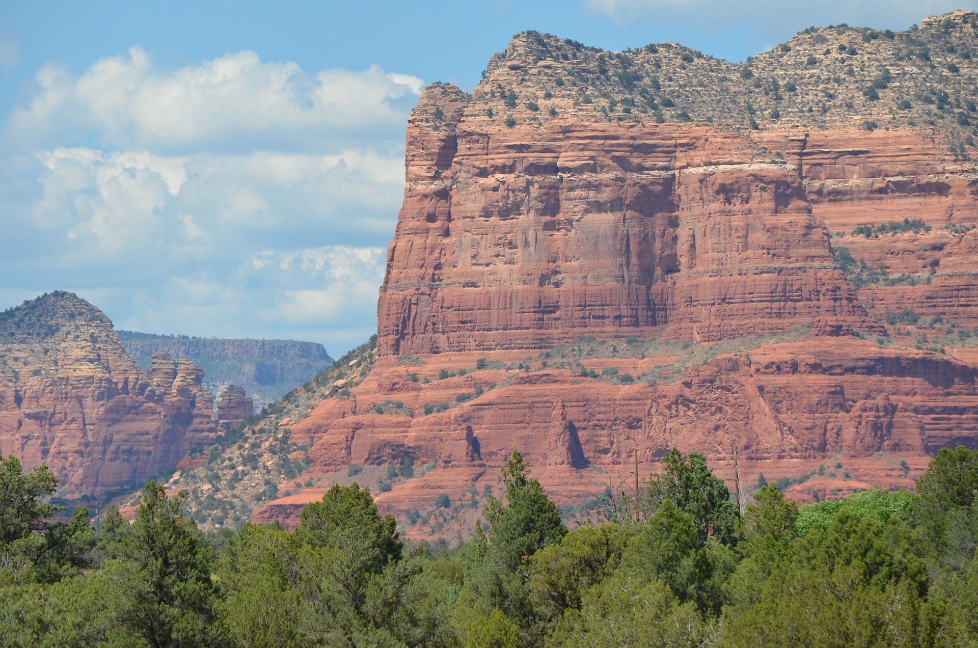 Sedonas red rocks