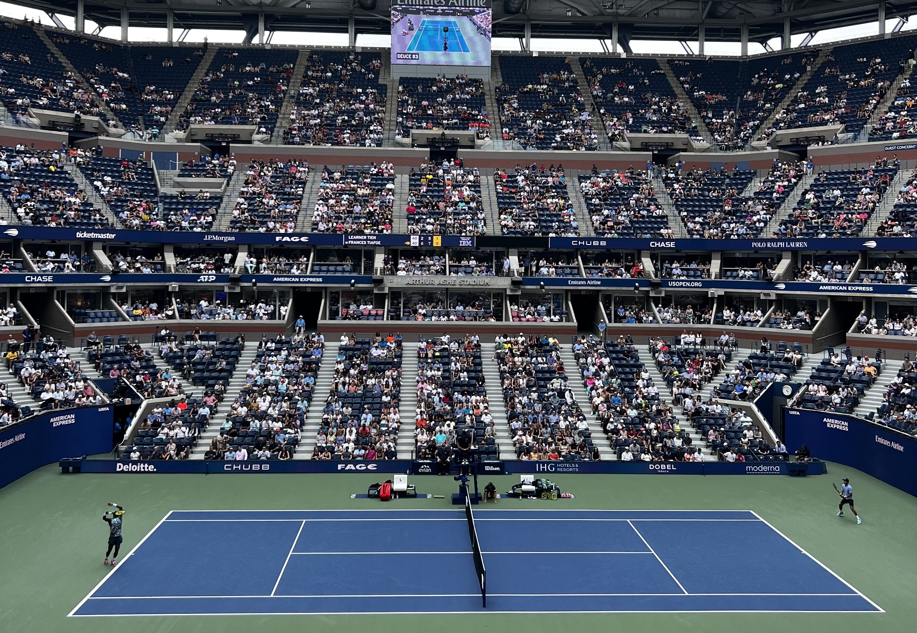 U.S Open Ashe Stadium Courtside