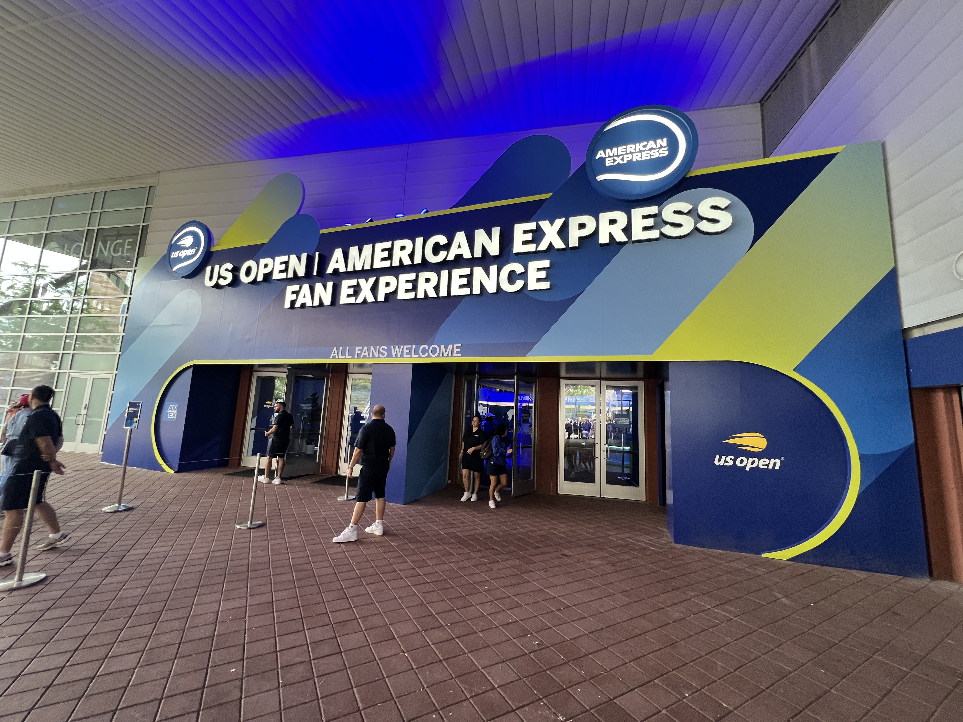 US Open Amex Fan Experience Entrance US Open Amex Fan Experience Entrance