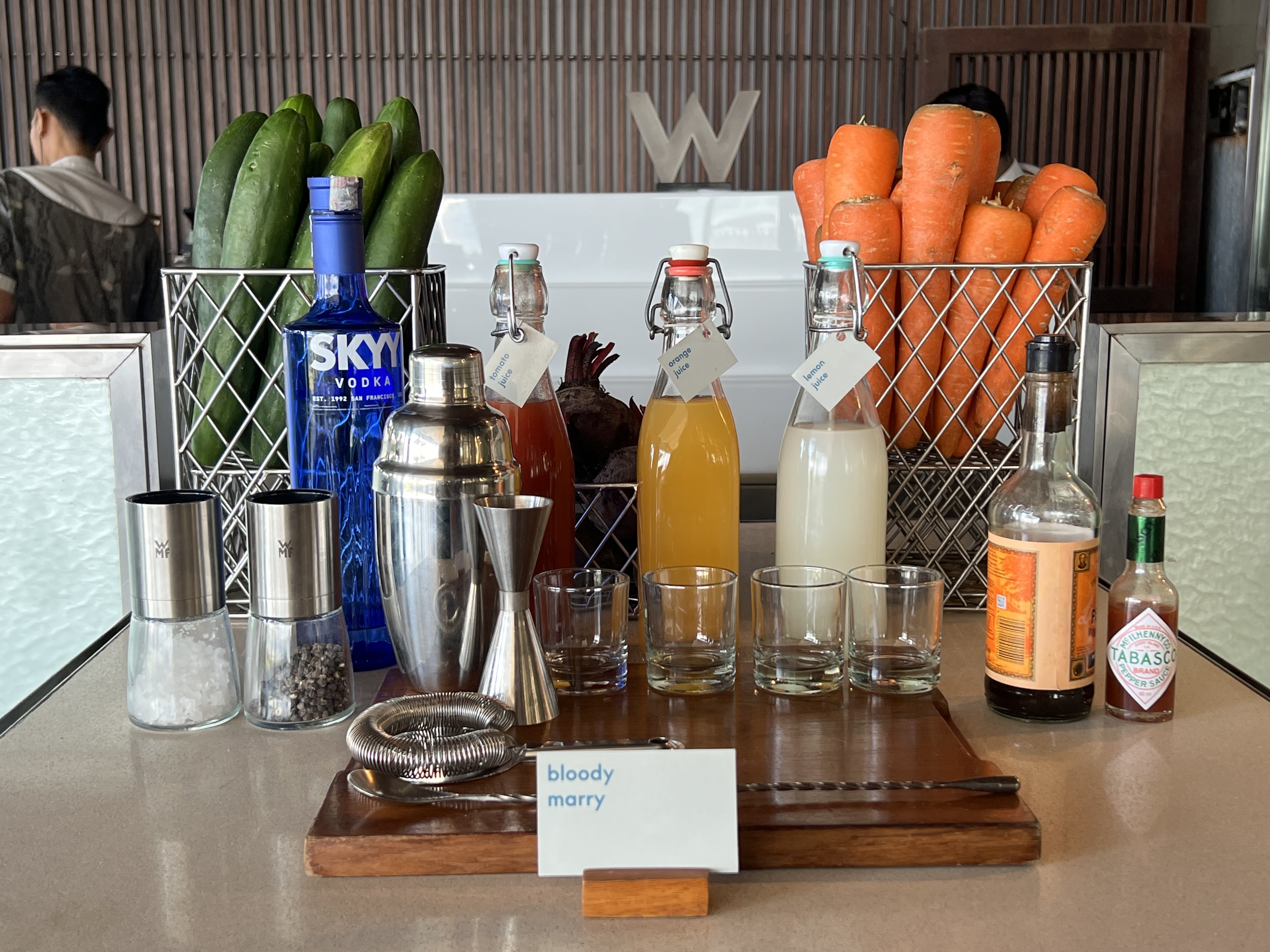 W Seminyak Bali Bloody Mary