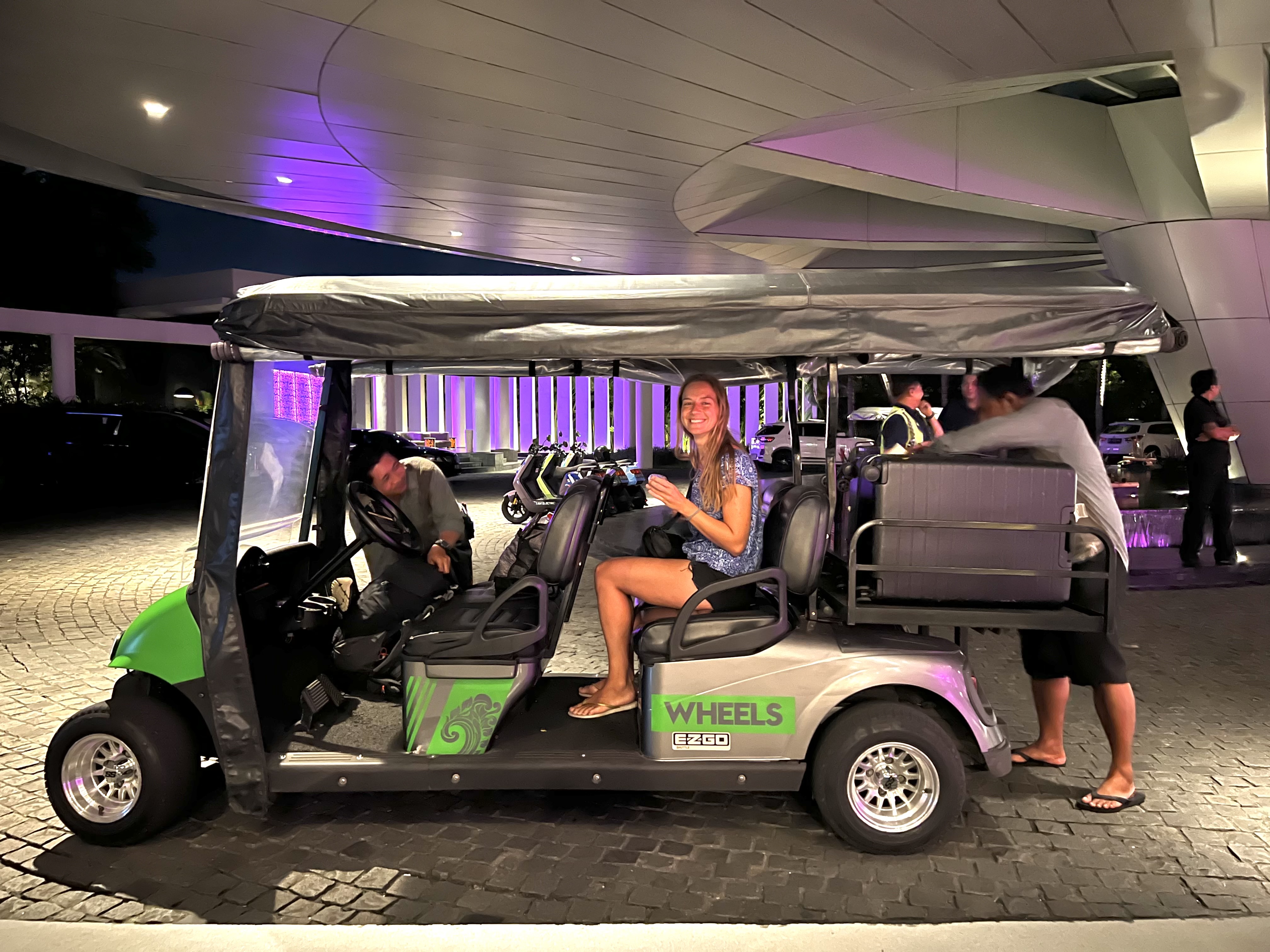 W Seminyak Bali check in buggy