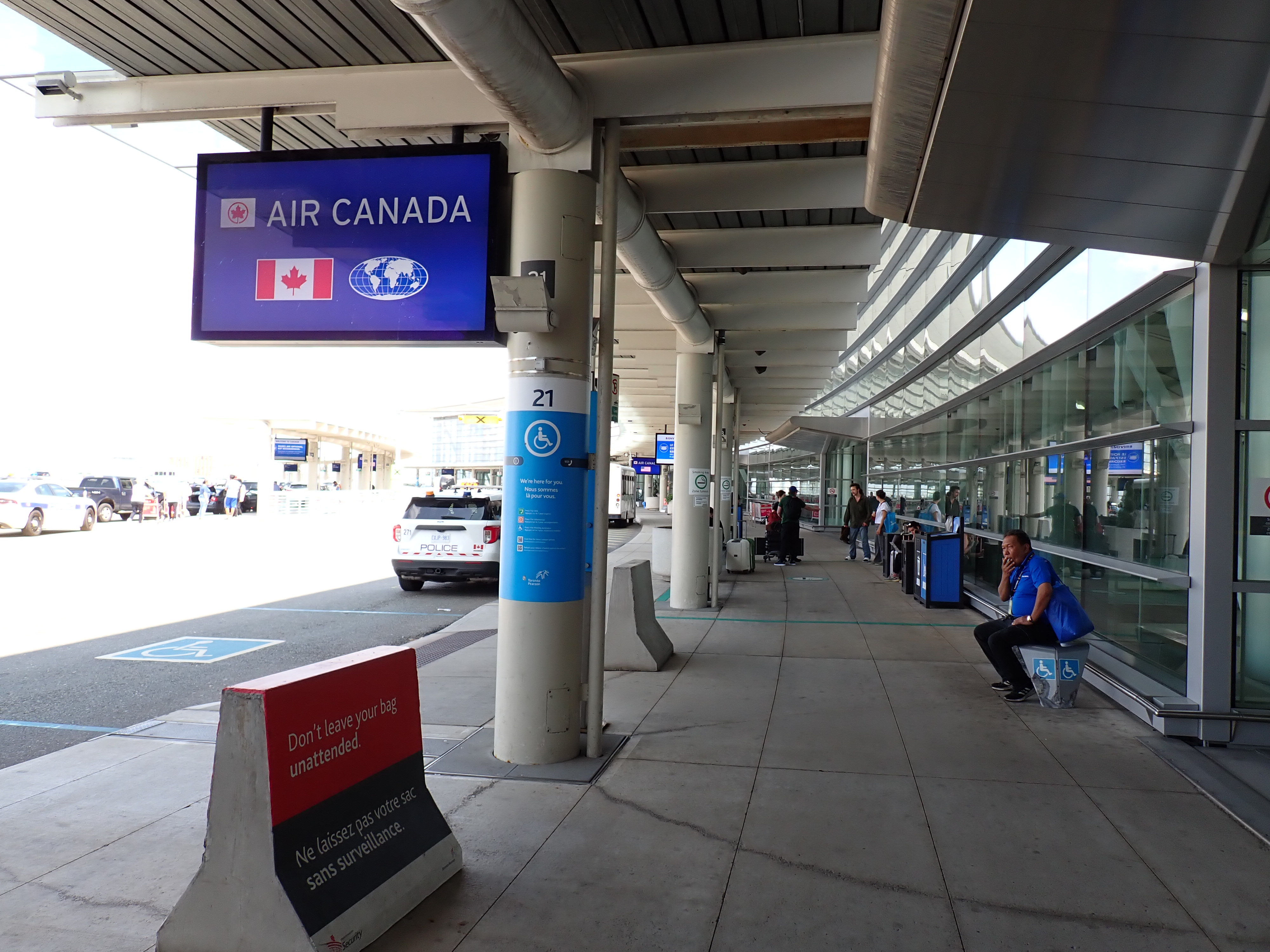 YYZ Terminal 1 departures entrance