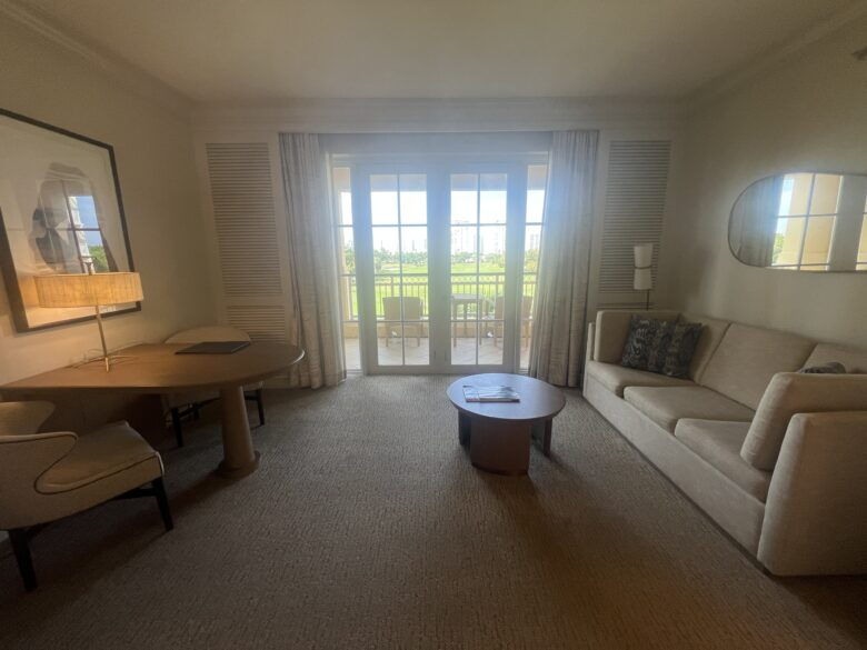 JW Marriott Turnberry room sitting area JW Marriott Turnberry room sitting area