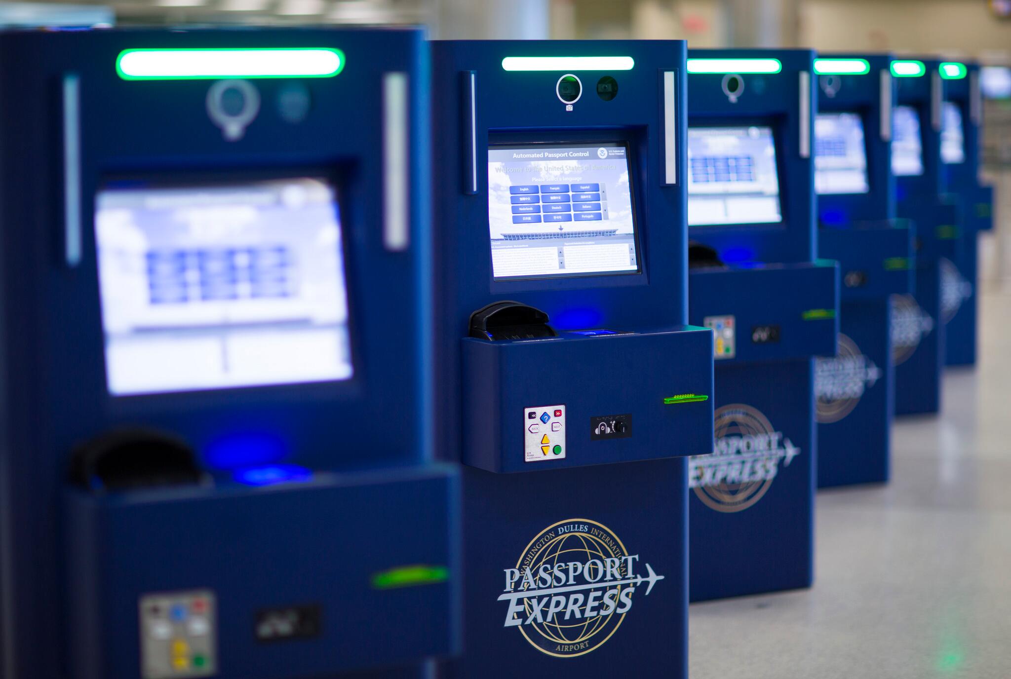 APC Global Entry kiosk