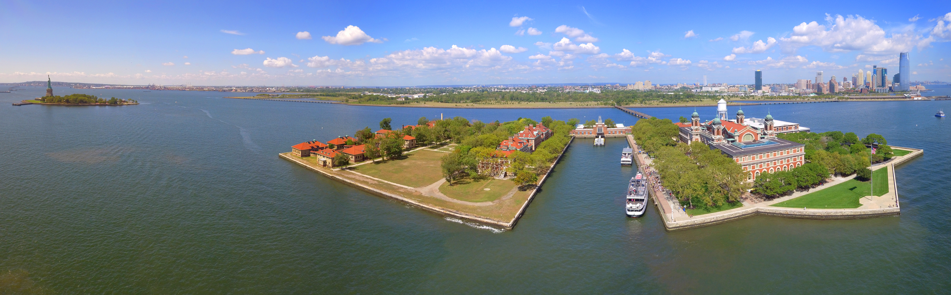 Ellis Island National Museum of Immigration Aerial image of Ellis Island